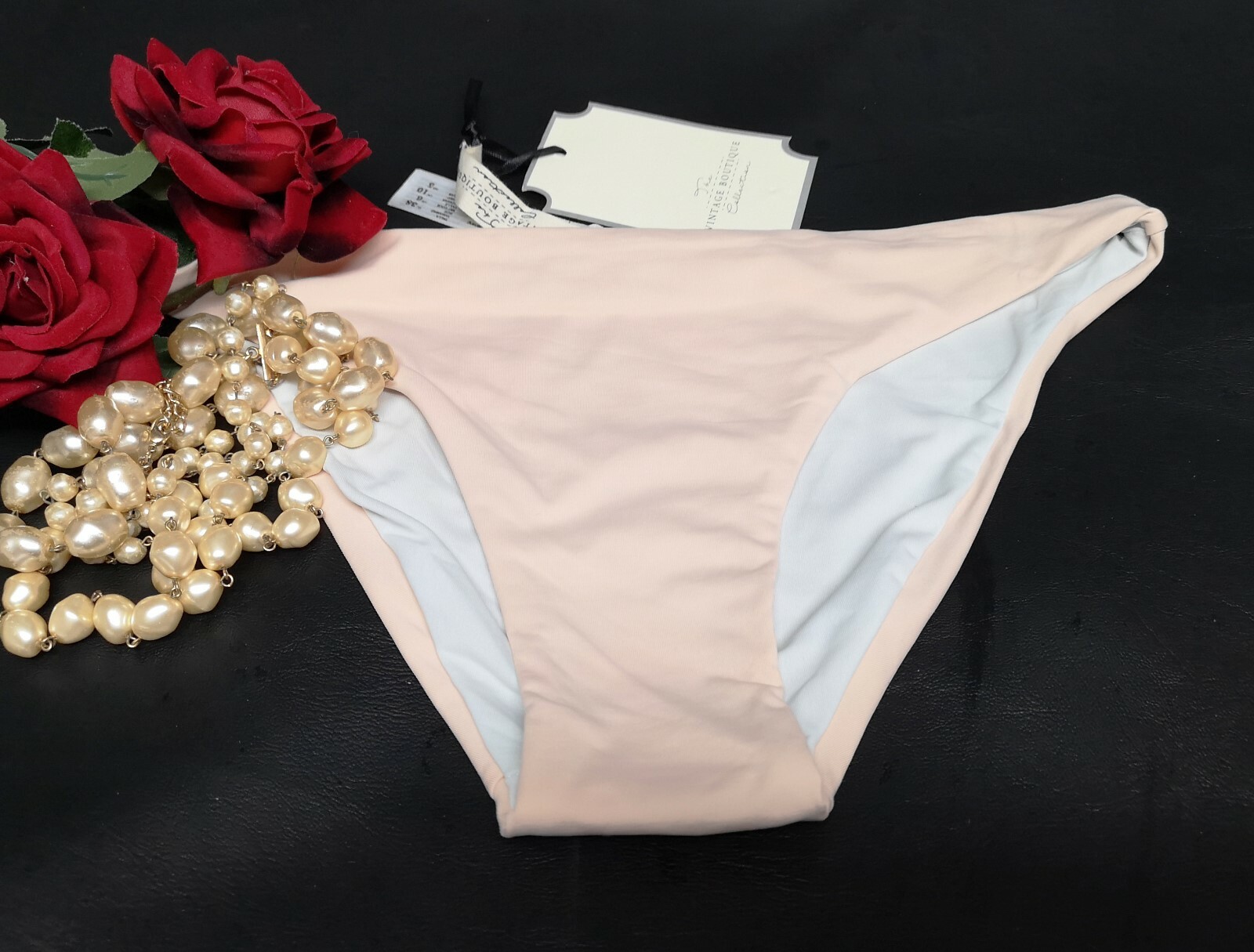 Ladies New Vintage Boutique Made with Love Underwear Knickers Briefs  Size (S)10