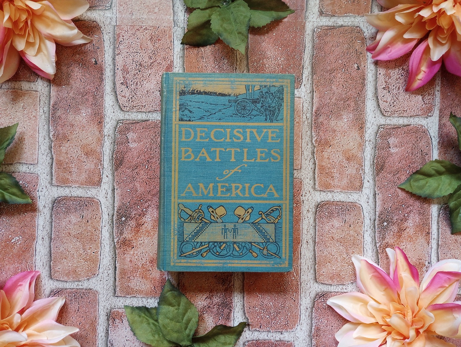 Antique 1909 Decisive Battles of America 1492-1898 Illustrated with Maps