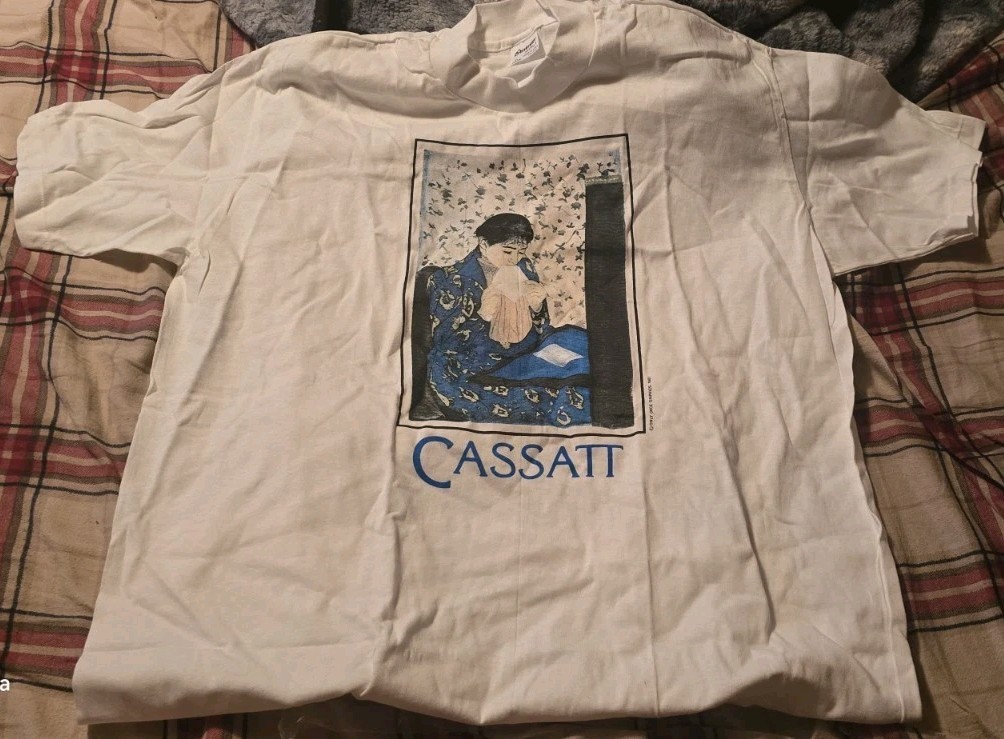 Adult XL Stedman Mary Cassatt Vintage T-shirt The Letter Rare Never Worn USA Adult XL Stedman Mary Cassatt Vintage T-shirt The Letter Rare Never Worn USA
