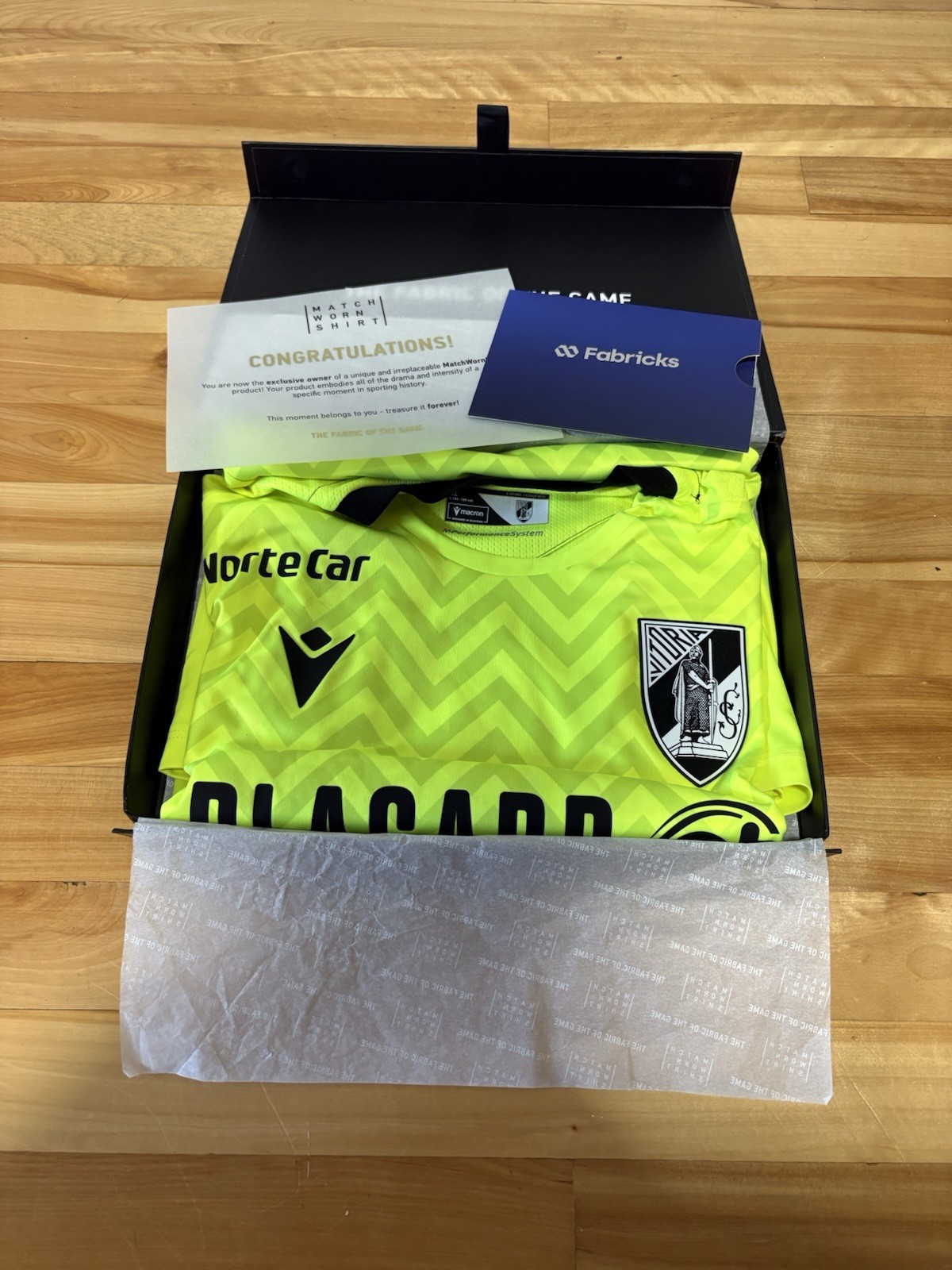 MATCH WORN SIGNED COA Vitoria SC Charles Silva 2024/25 GK Jersey