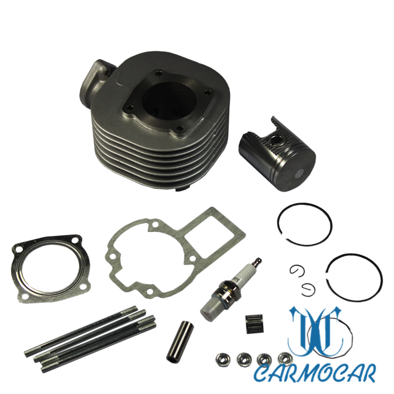 For 87-06 Suzuki Quadsport LT80 Cylinder Piston Head w/ Gasket Ring Top End Kit 