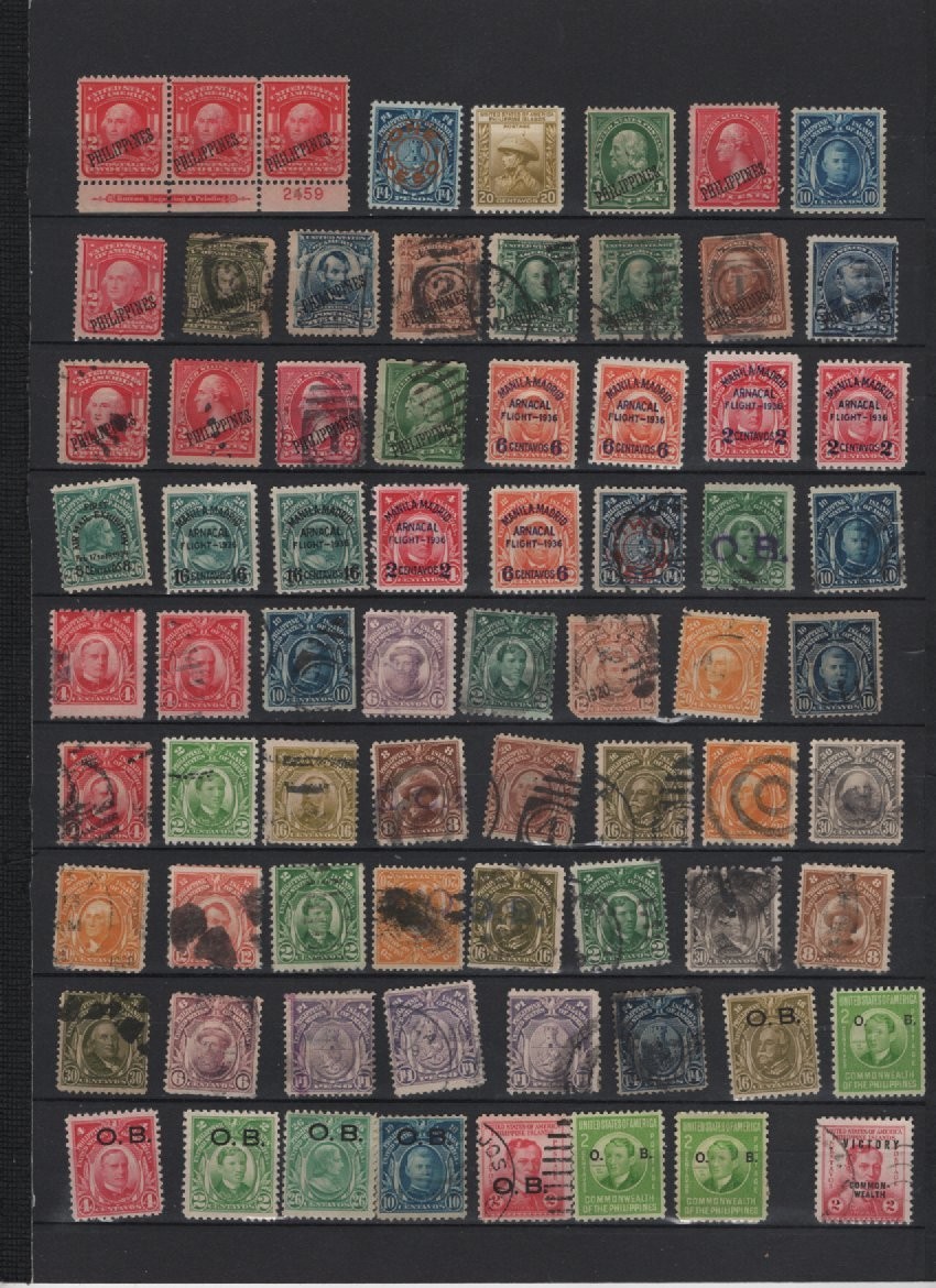 L@@K U.S. Philippines 1899-1944Collection of 286 stamps Mint & Used SCV $500+ L@@K U.S. Philippines 1899-1944Collection of 286 stamps Mint & Used SCV $500+