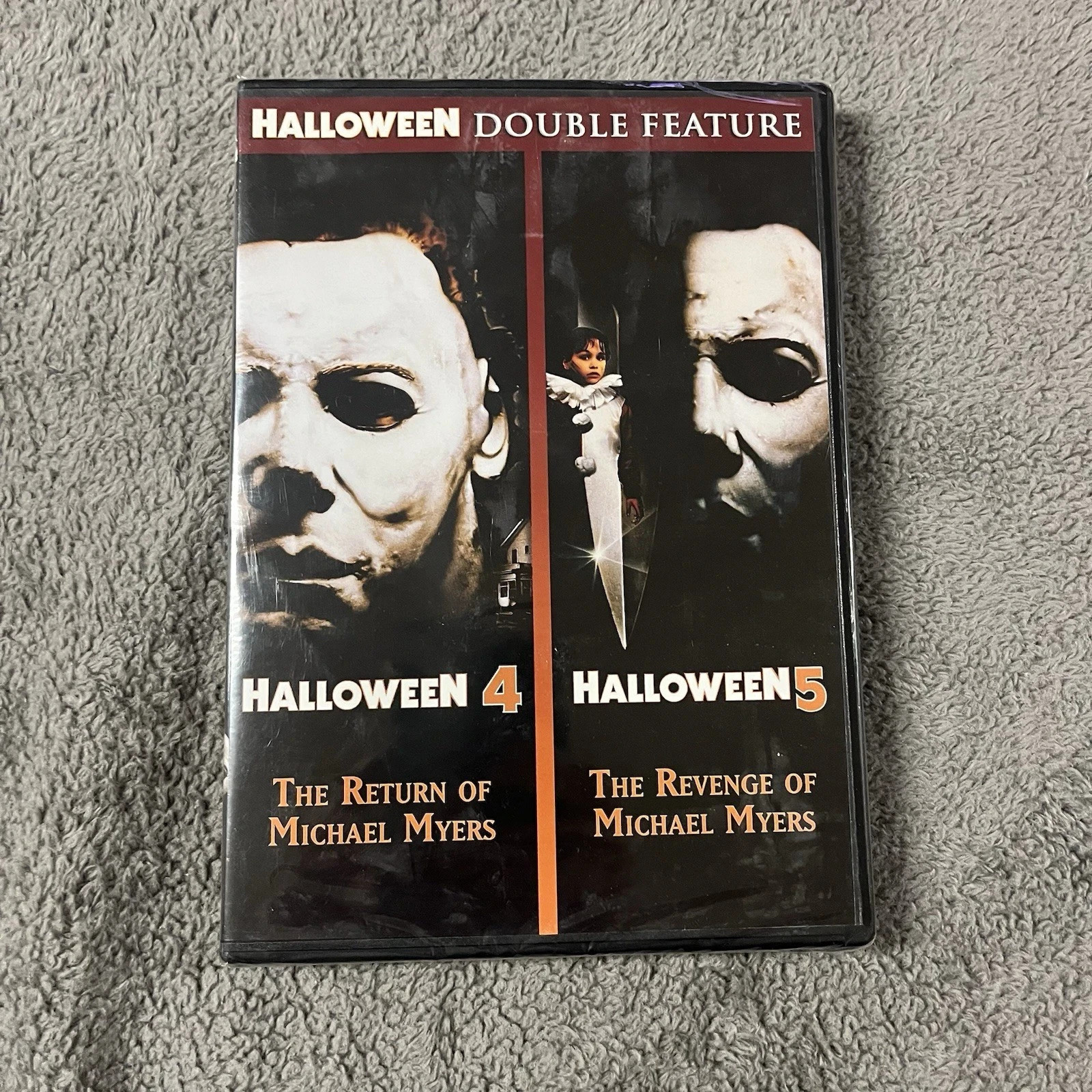 Halloween 4 & 5 Double Feature Dvd Michael Myers Rare Brand New Sealed