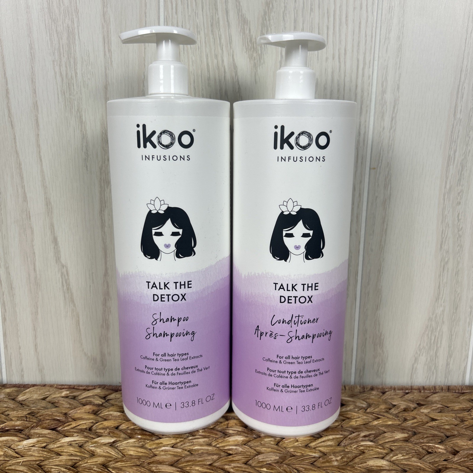 Ikoo Talk the Detox Shampoo & Conditioner 33.8 oz Duo