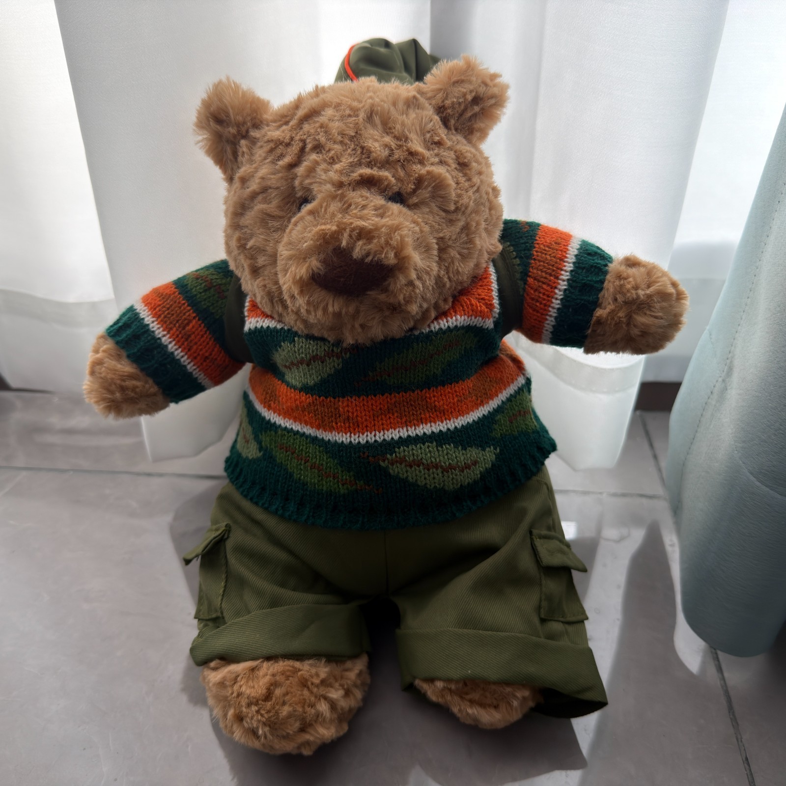 Jellycat Amuseable Bartholomew Bear Hiking Outfit Fluffy Plush Kids Doll Gift Jellycat Amuseable Bartholomew Bear Hiking Outfit Fluffy Plush Kids Doll Gift