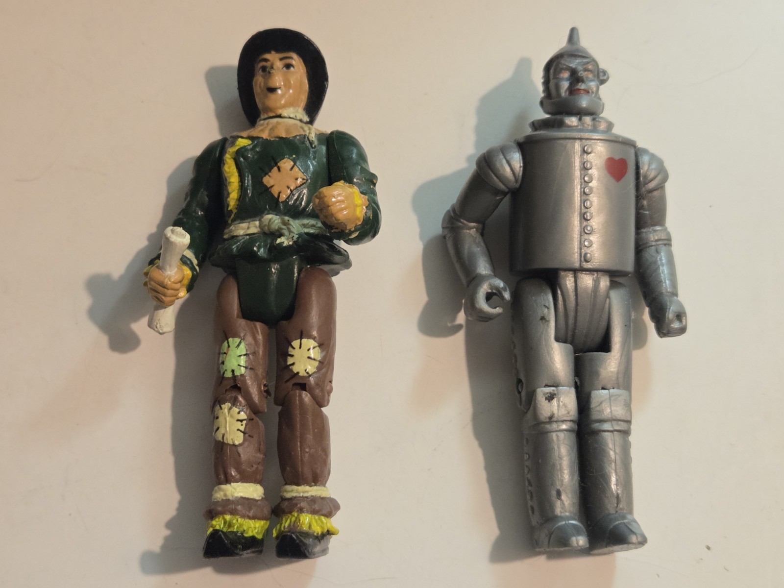 Vintage 1988 MGM/Turner Wizard Of Oz Scarecrow and Tin Man Posable Figures Vintage 1988 MGM/Turner Wizard Of Oz Scarecrow and Tin Man Posable Figures
