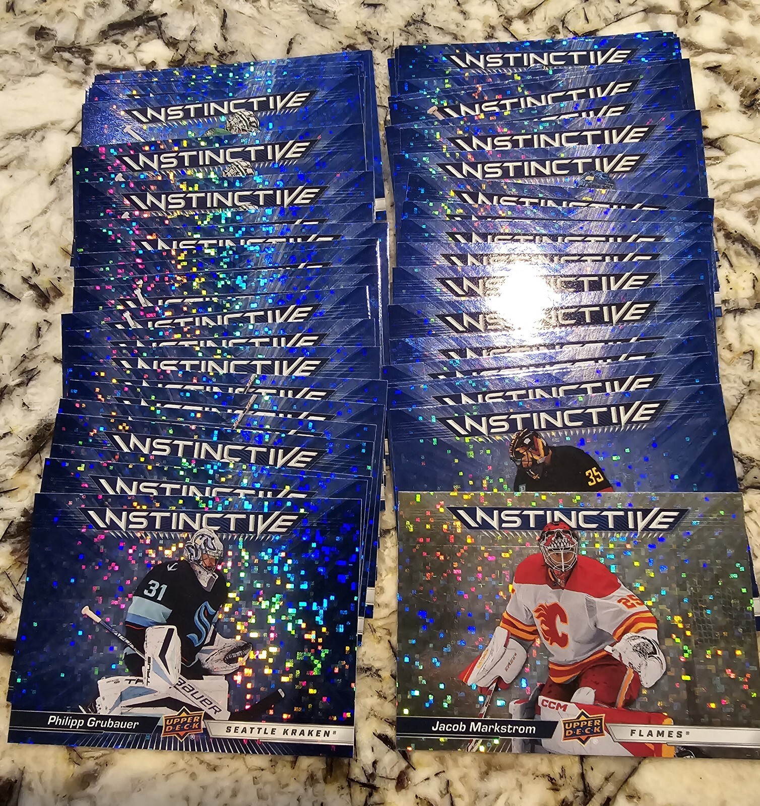 2023-24 UD Upper Deck Series 2 Instinctive Sparkle 49 Cards All Sparkle