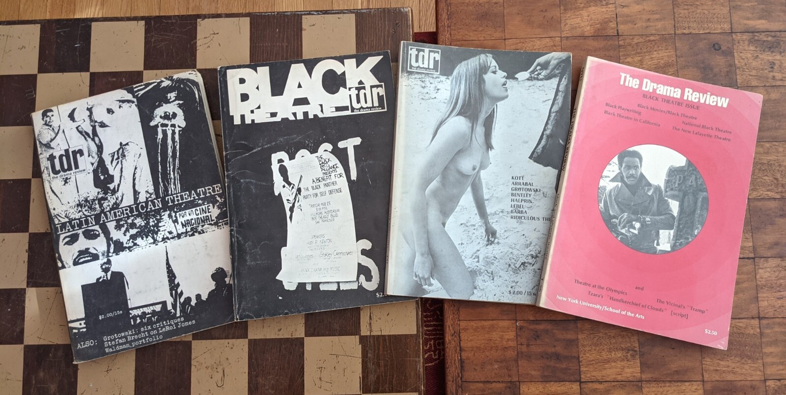 VinTagE Drama Review TDR 1969-72 BlacK TheaTeR Magazine lot of 4