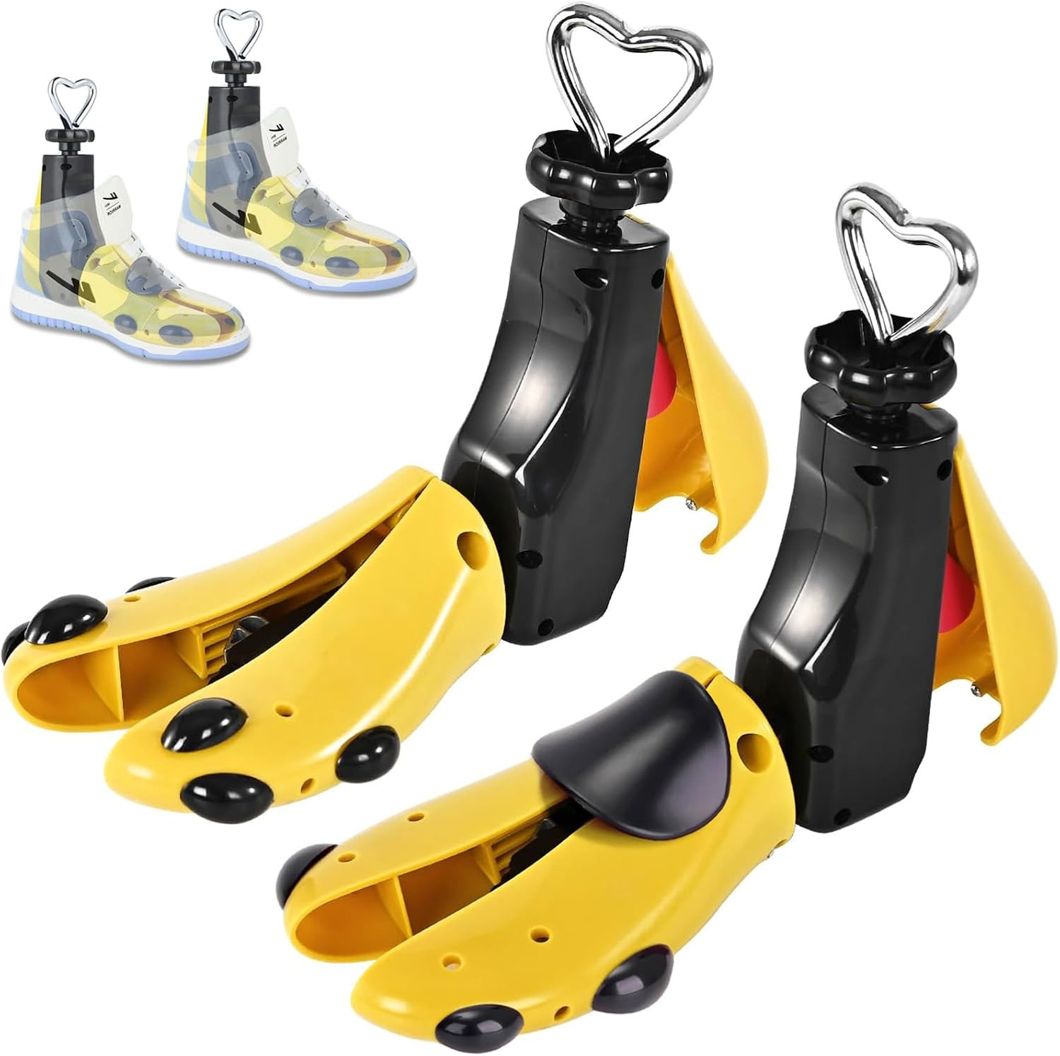 2PCS Professional Boot Shoe Stretcher Wide Feet for Men Women, Shoe Expander Wid