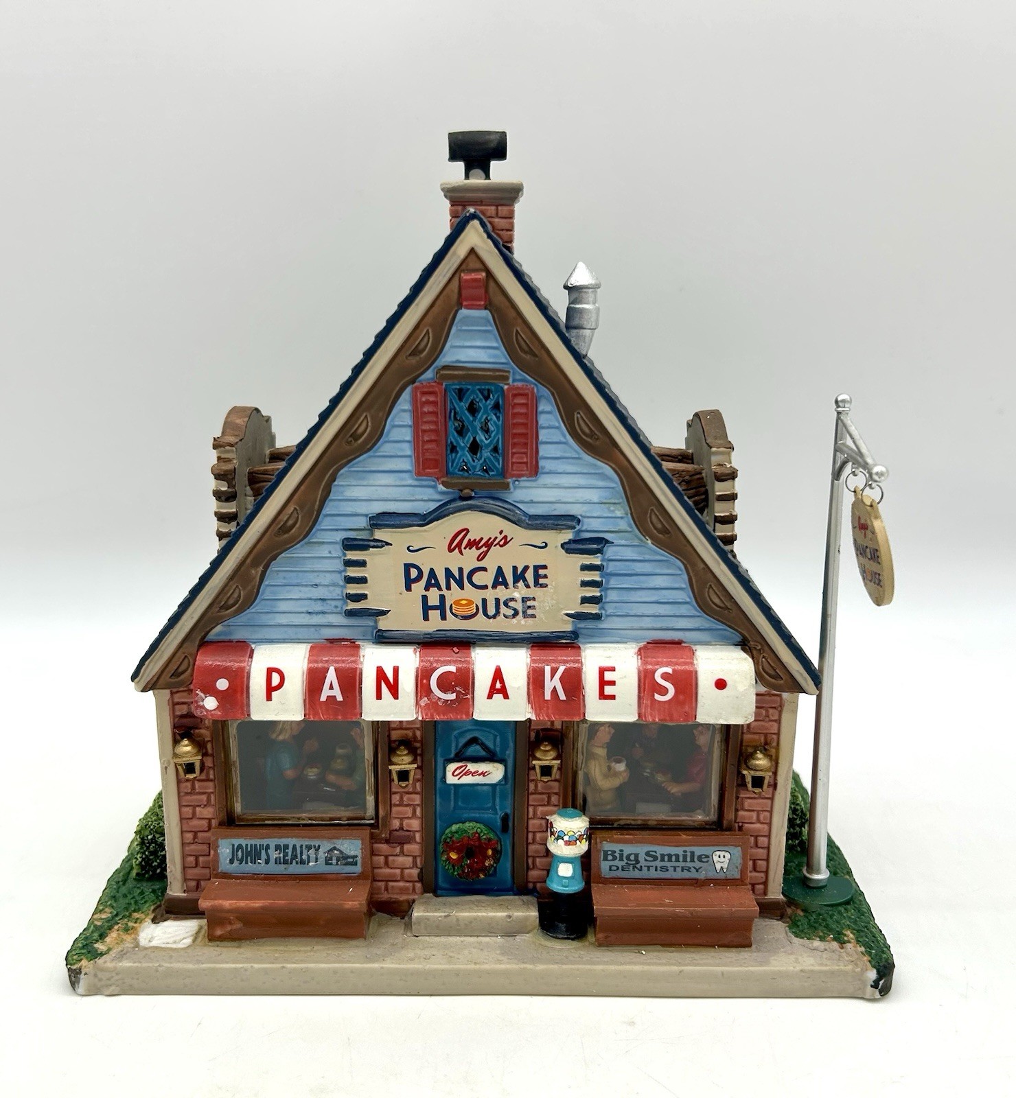 Lemax 2015 Amy's Pancake House Coventry Cove #45743 Inside Scene Retired READ