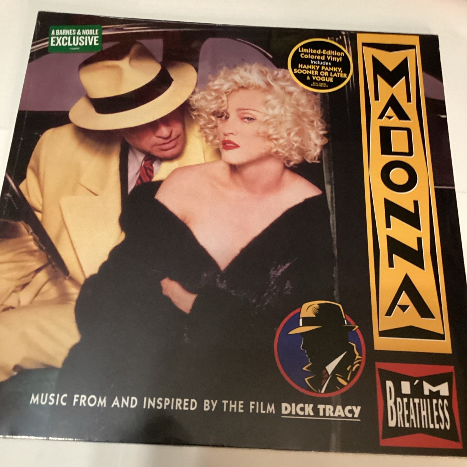 Madonna - I'm Breathless [Dick Tracy Soundtrack] Yellow Vinyl LP B&N Excl SEALED