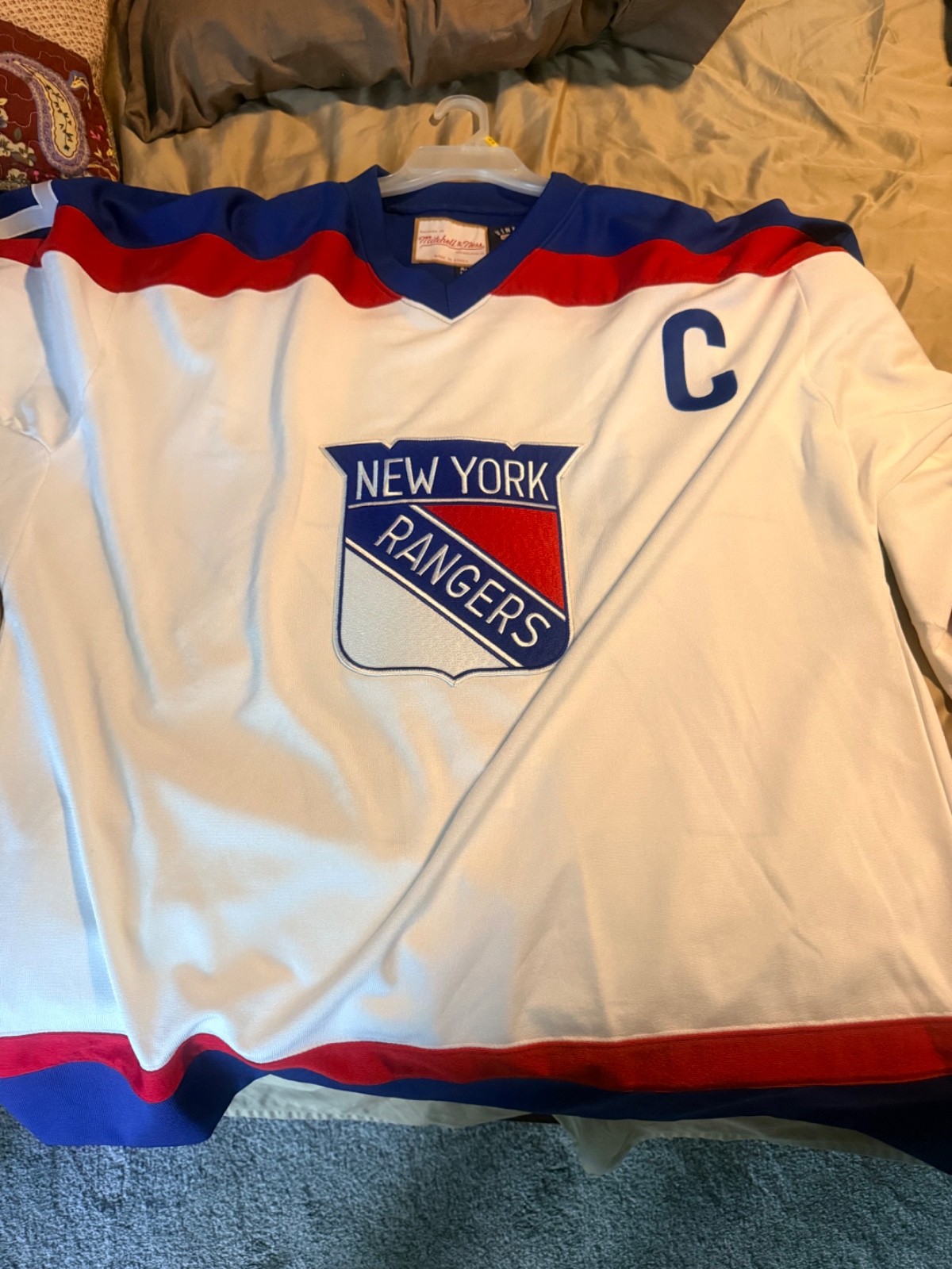 Rare Mitchell & Ness Vintage Hockey Authentic Phil Esposito #77 New York Rangers Rare Mitchell & Ness Vintage Hockey Authentic Phil Esposito #77 New York Rangers