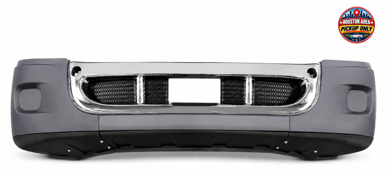 Freightliner Cascadia 2008-2017 Bumper w/Chrome Trim w/o fog light hole Assembly