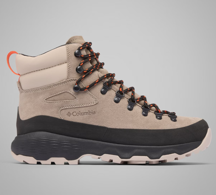 New With Columbia Men\'s Newton Alpine PT Hiking Boot Waterproof Kettle Orange