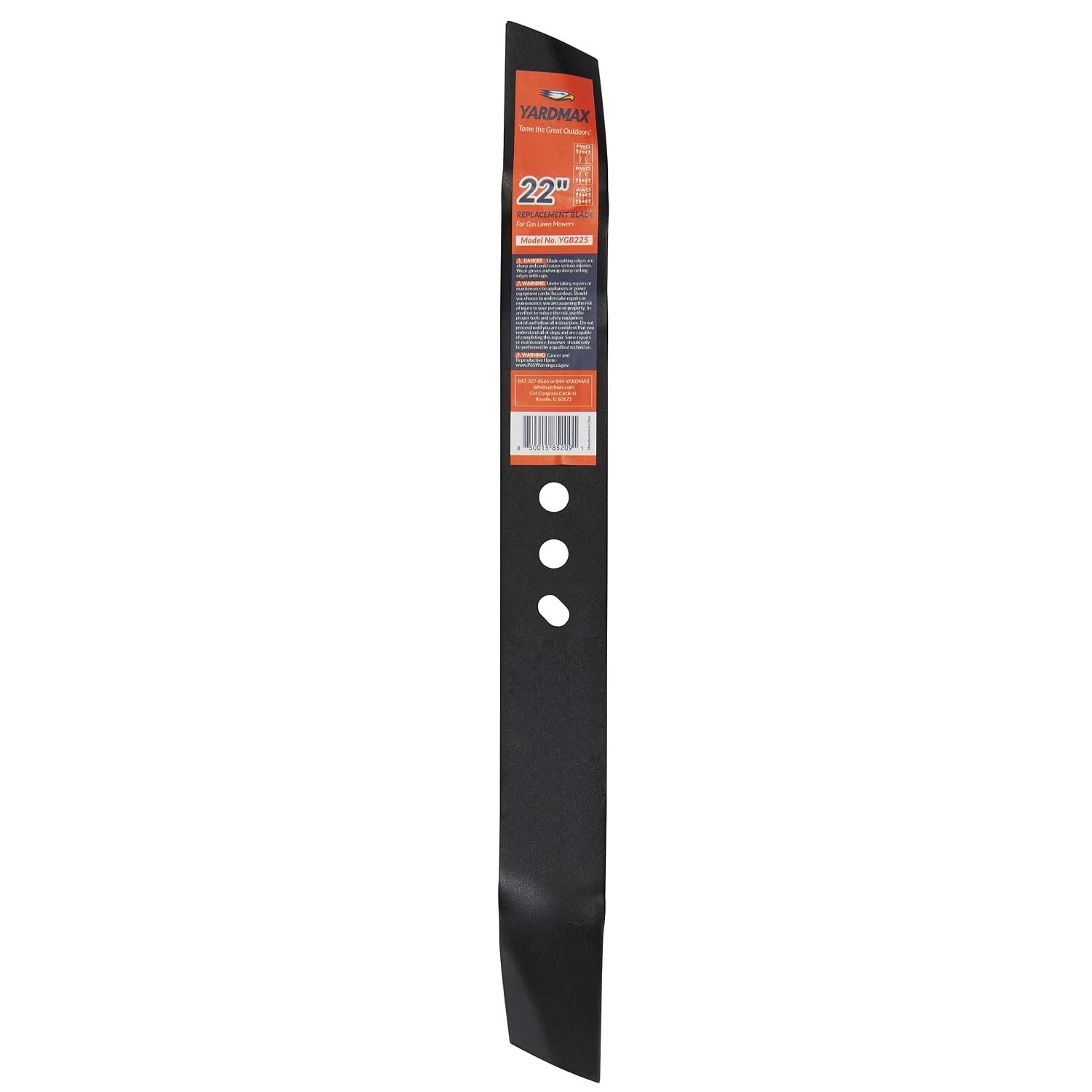 YARDMAX 22 in. Replacement Blade for Gas Lawn Mowers YARDMAX 22 in. Replacement Blade for Gas Lawn Mowers