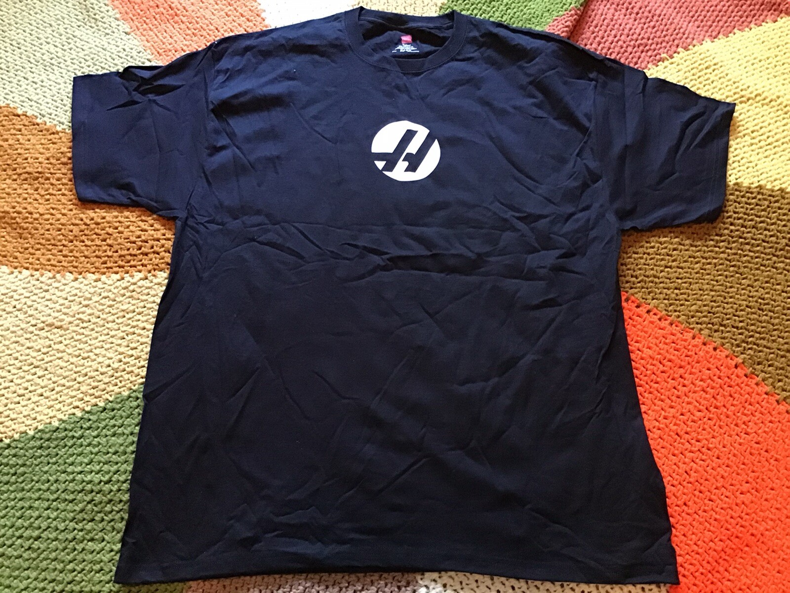Haas Cnc Automation machine tools  Merch F1 Racing Black T-shirt tee Sz. Large