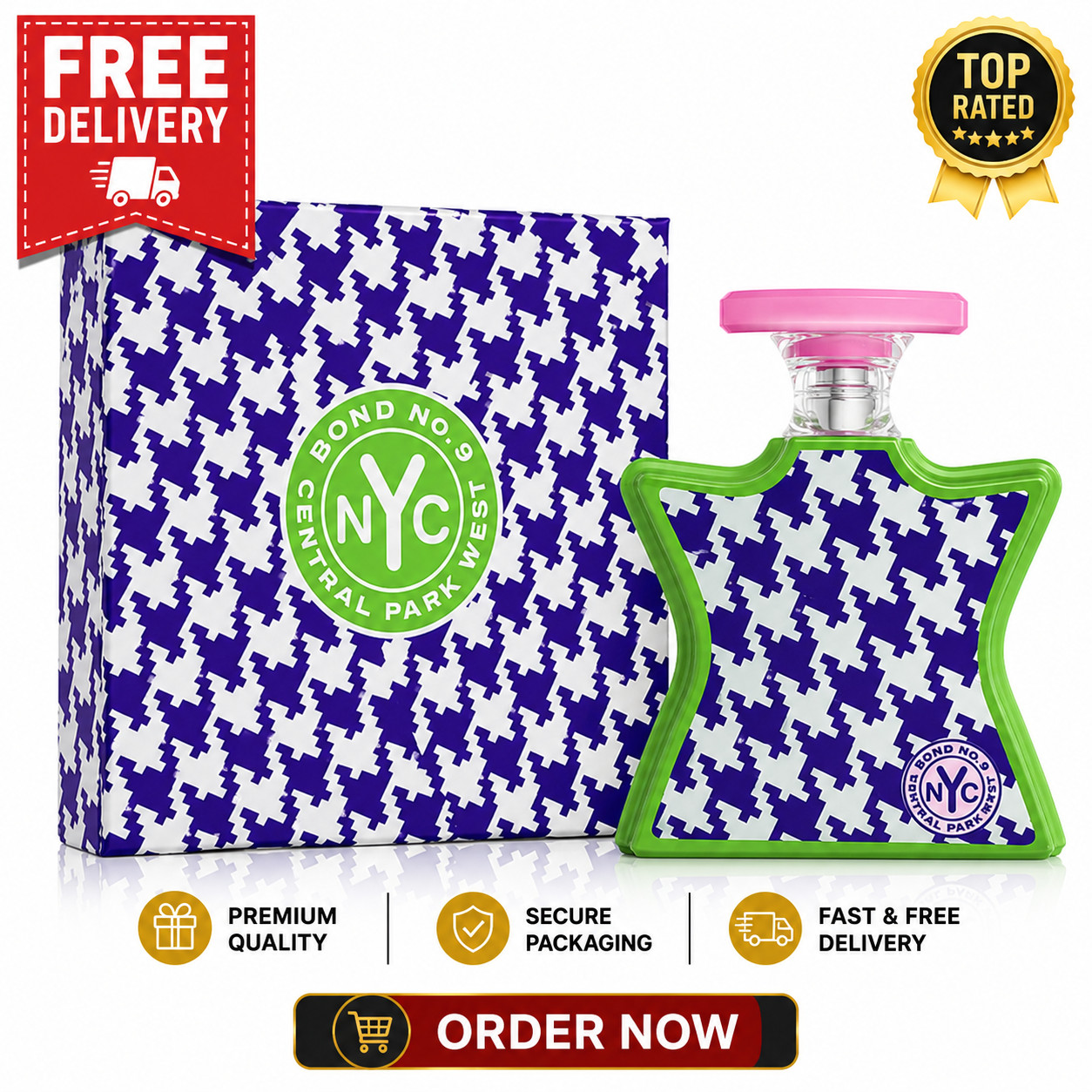 🌸 BOND NO. 9 CENTRAL PARK WEST EAU DE PARFUM – 3.3 OZ /100ML UNISEX  NEW IN BOX