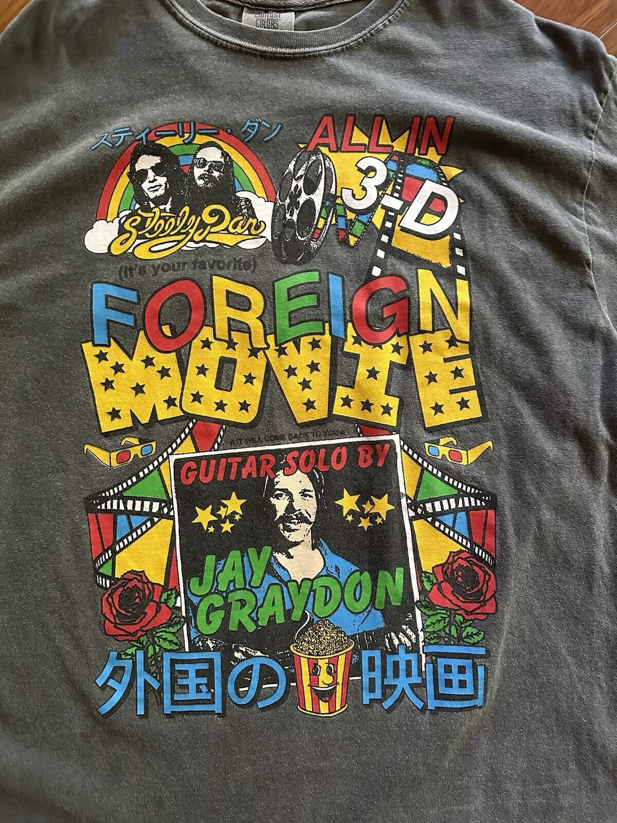Rare Steely Dan Charcoal Unisex T shirt Men Women vtg S-5XL NH14198