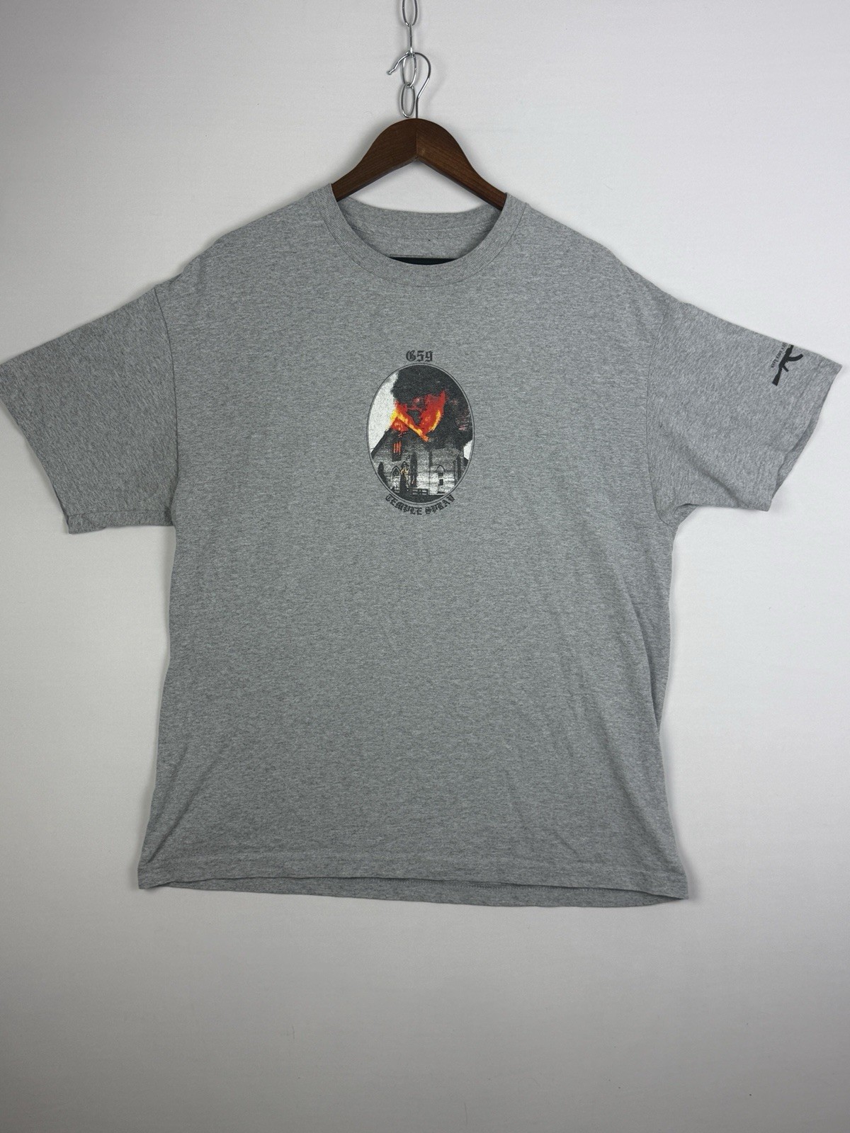 $uicideboy$ G59 Records Temple Spray T Shirt Grey Men\'s Size XL RARE 2017 Merch $uicideboy$ G59 Records Temple Spray T Shirt Grey Men\'s Size XL RARE 2017 Merch
