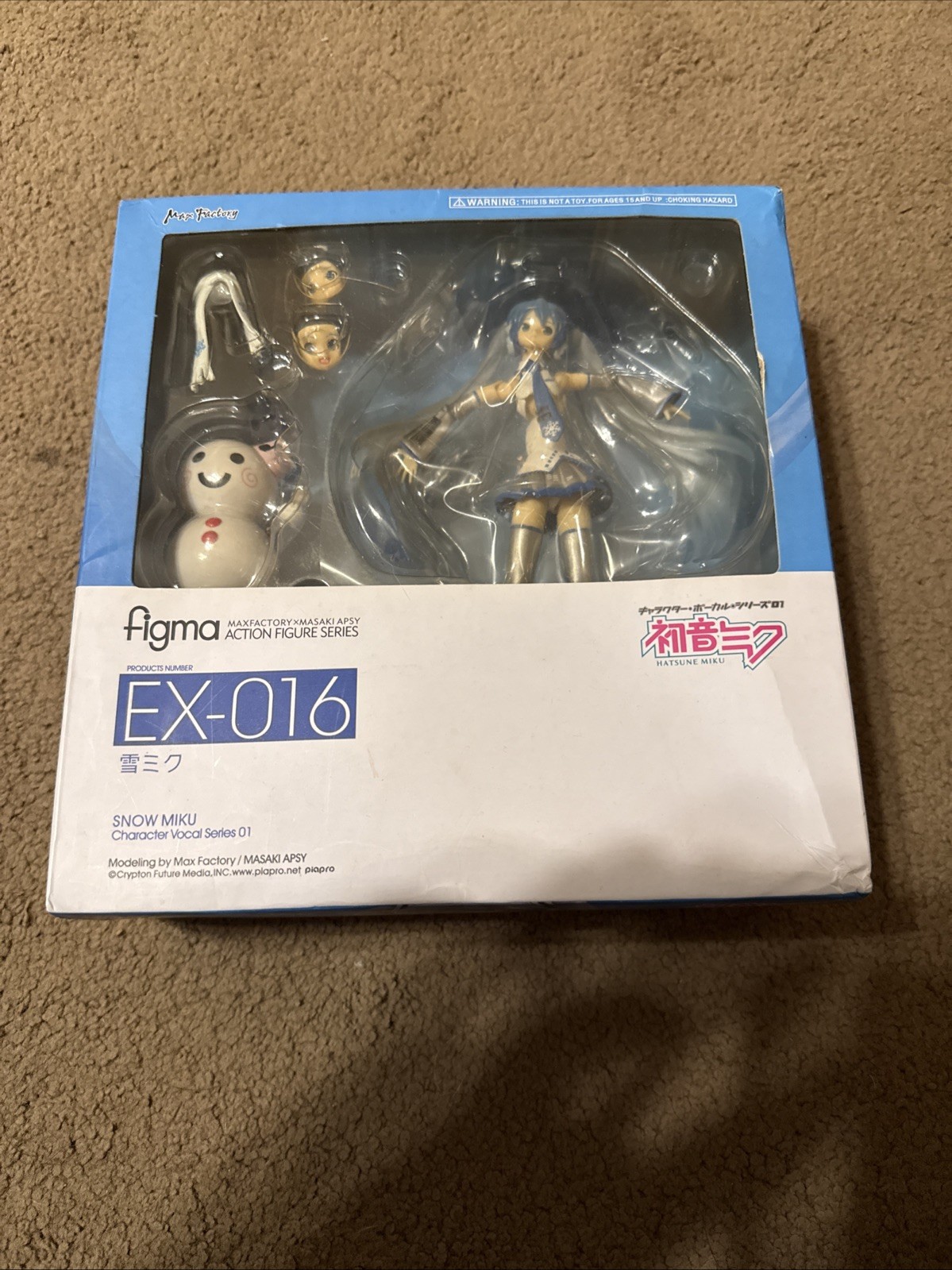 figma EX-016 Snow Miku Hatsune Miku Max Factory Action Figure Boxed Japan figma EX-016 Snow Miku Hatsune Miku Max Factory Action Figure Boxed Japan