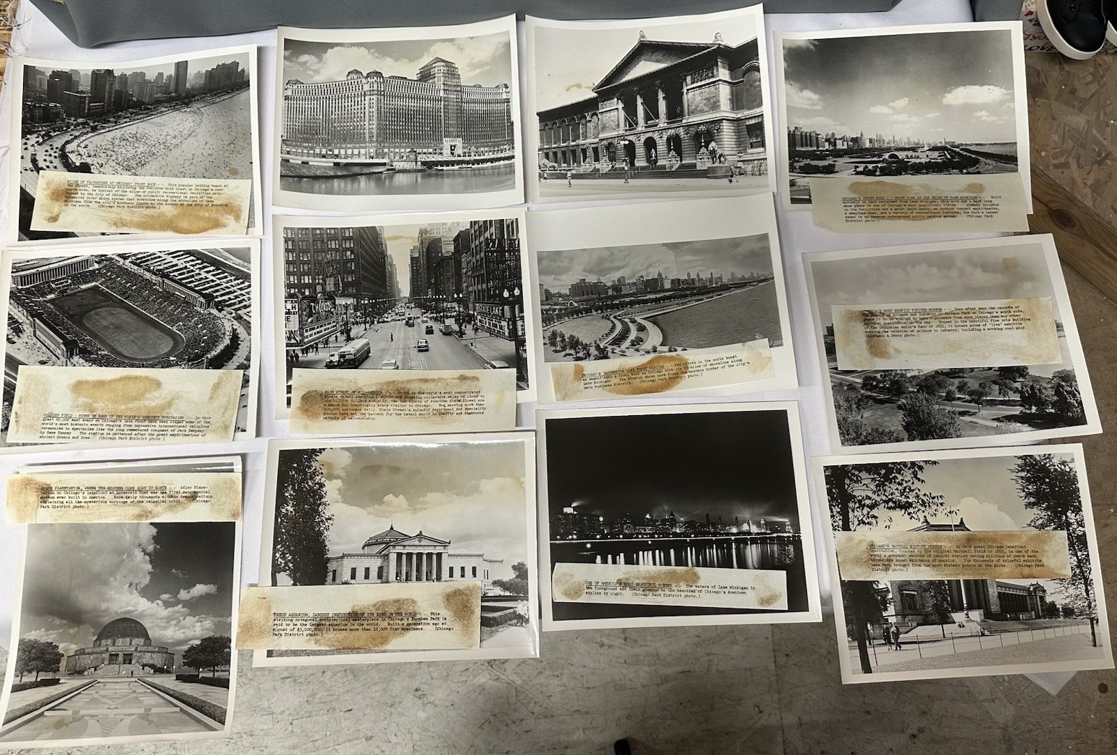 Vintage Chicago Convention Bureau Photo Archive 1940s–50s City Landmarks