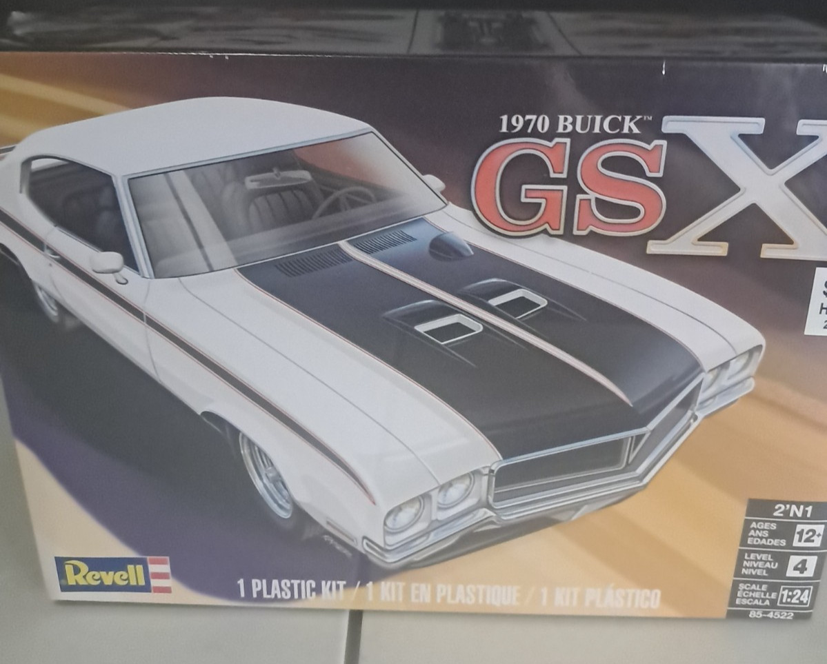 Revell 1970 Buick GSX Model Kit 1/24 Scale Skill Level 4 Revell 1970 Buick GSX Model Kit 1/24 Scale Skill Level 4