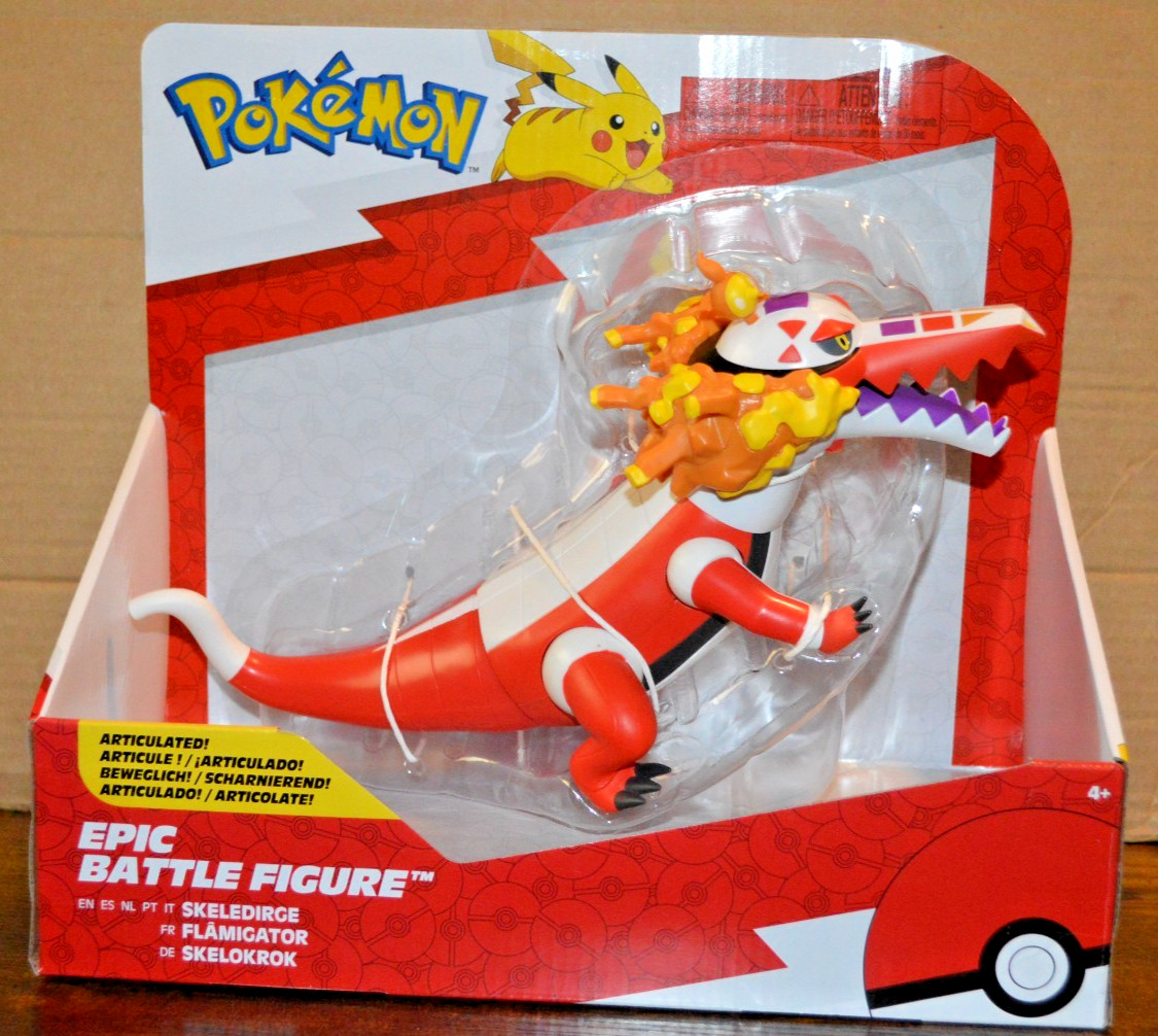 Pokémon Epic Battle Skeledirge Figure – Jazwares – Scarlet & Violet NEW Pokémon Epic Battle Skeledirge Figure – Jazwares – Scarlet & Violet NEW