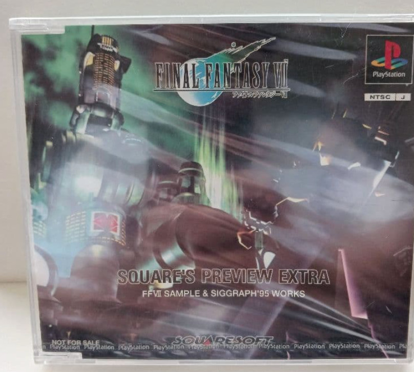 FINAL FANTASY VII  Rare Demo Playstation New