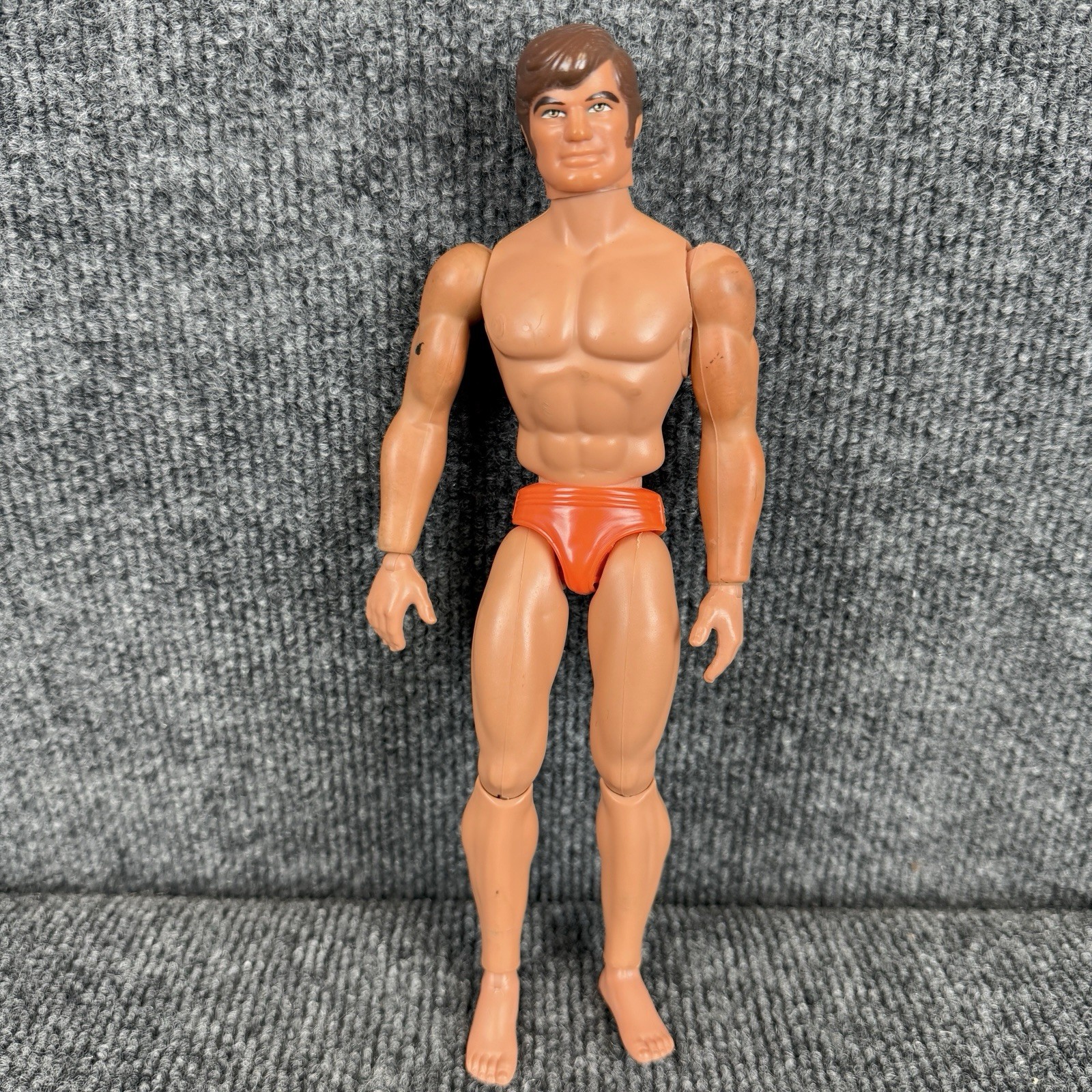 1971 Mattel Big Jim Karate Chopping Figure Works Red Shorts 1971 Mattel Big Jim Karate Chopping Figure Works Red Shorts