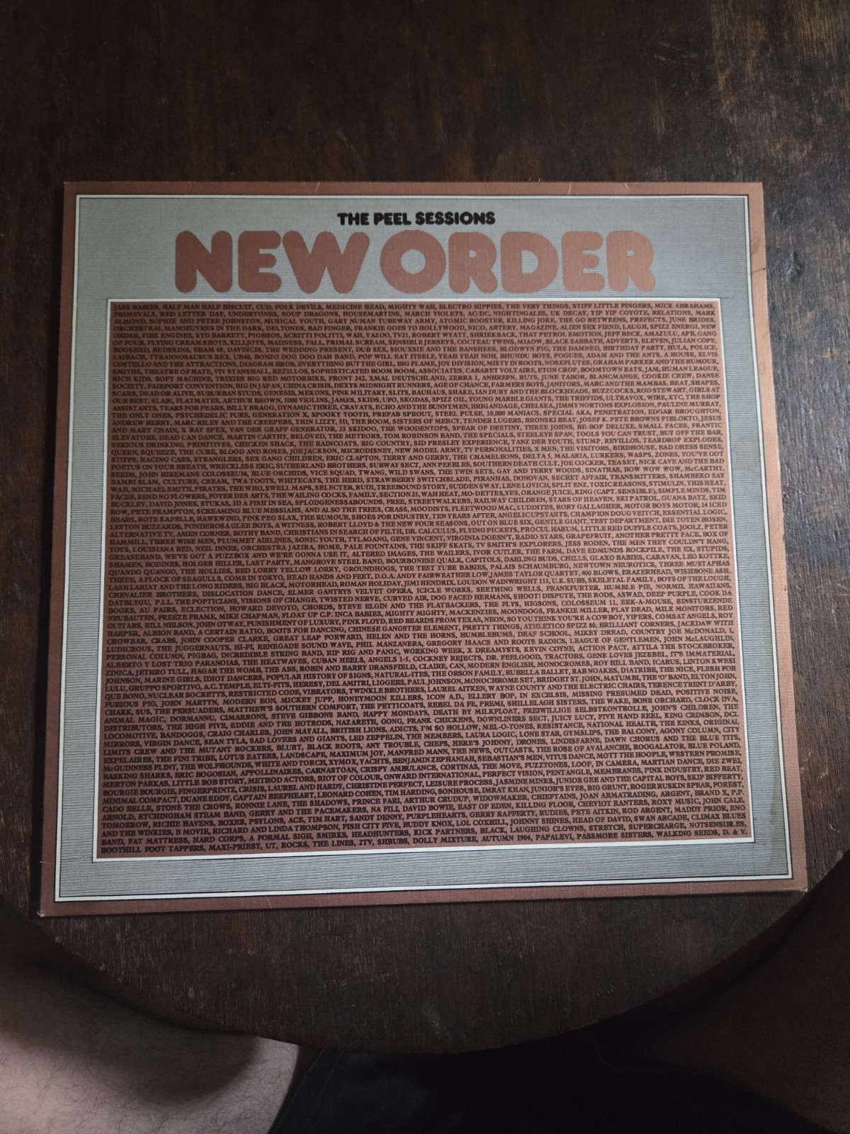 New Order – The Peel Sessions UK Limited Ed 1987 Vinyl LP Strange Fruit M/VG+