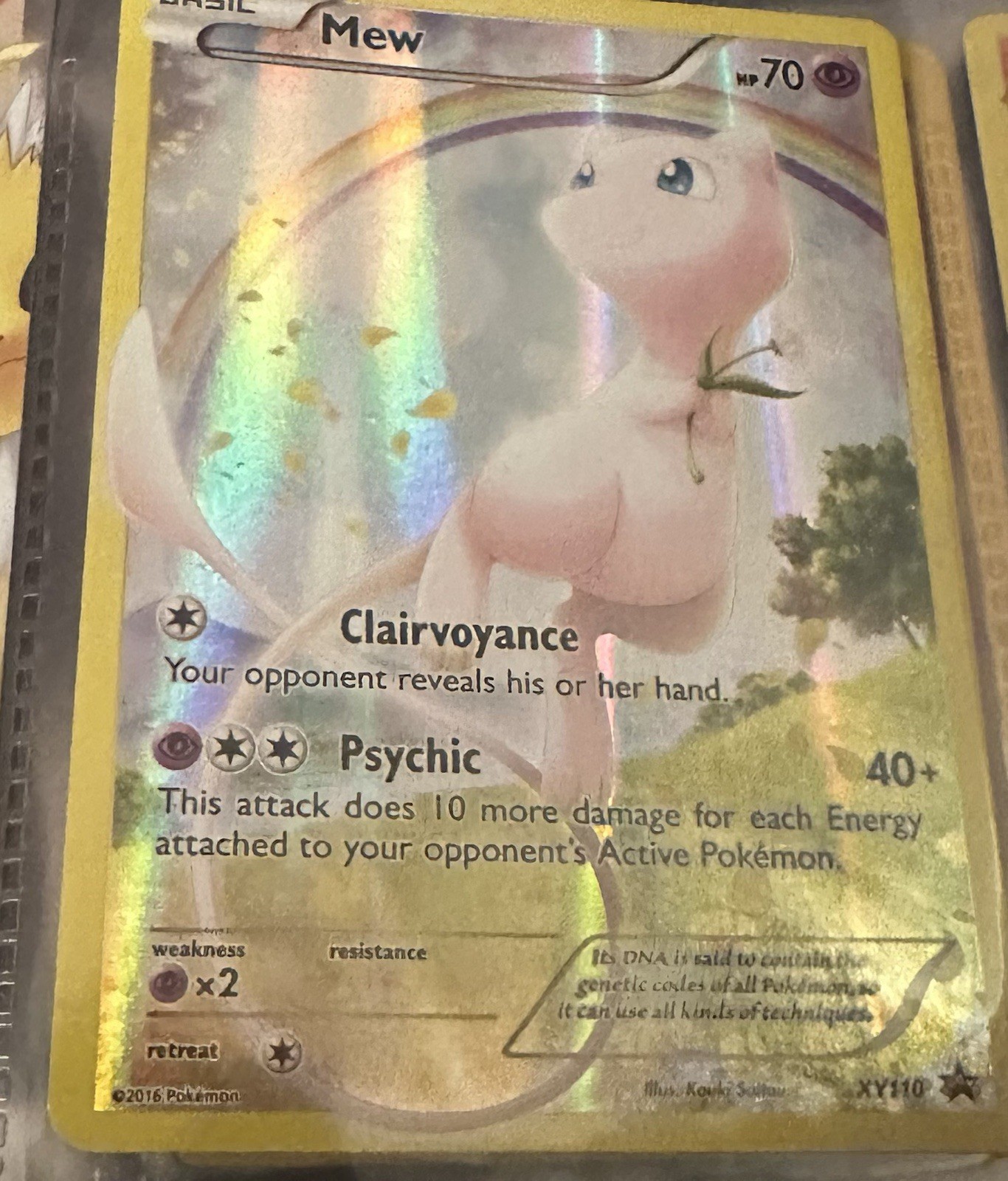 Mew XY110 XY Holo PROMO Lightly Played Mew XY110 XY Holo PROMO Lightly Played