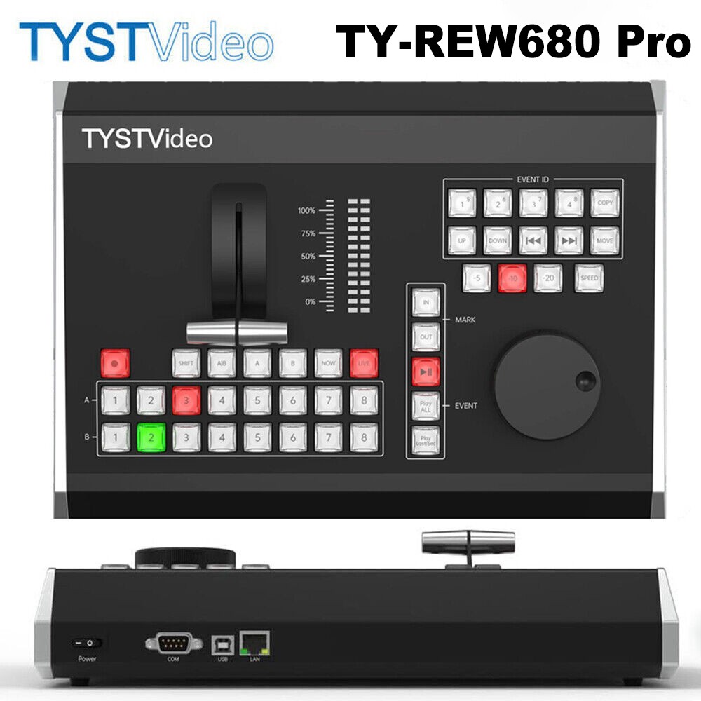 TYST TY-REW680 Pro Slow Motion Playback Switcher Control Panel of Vmix Real Time