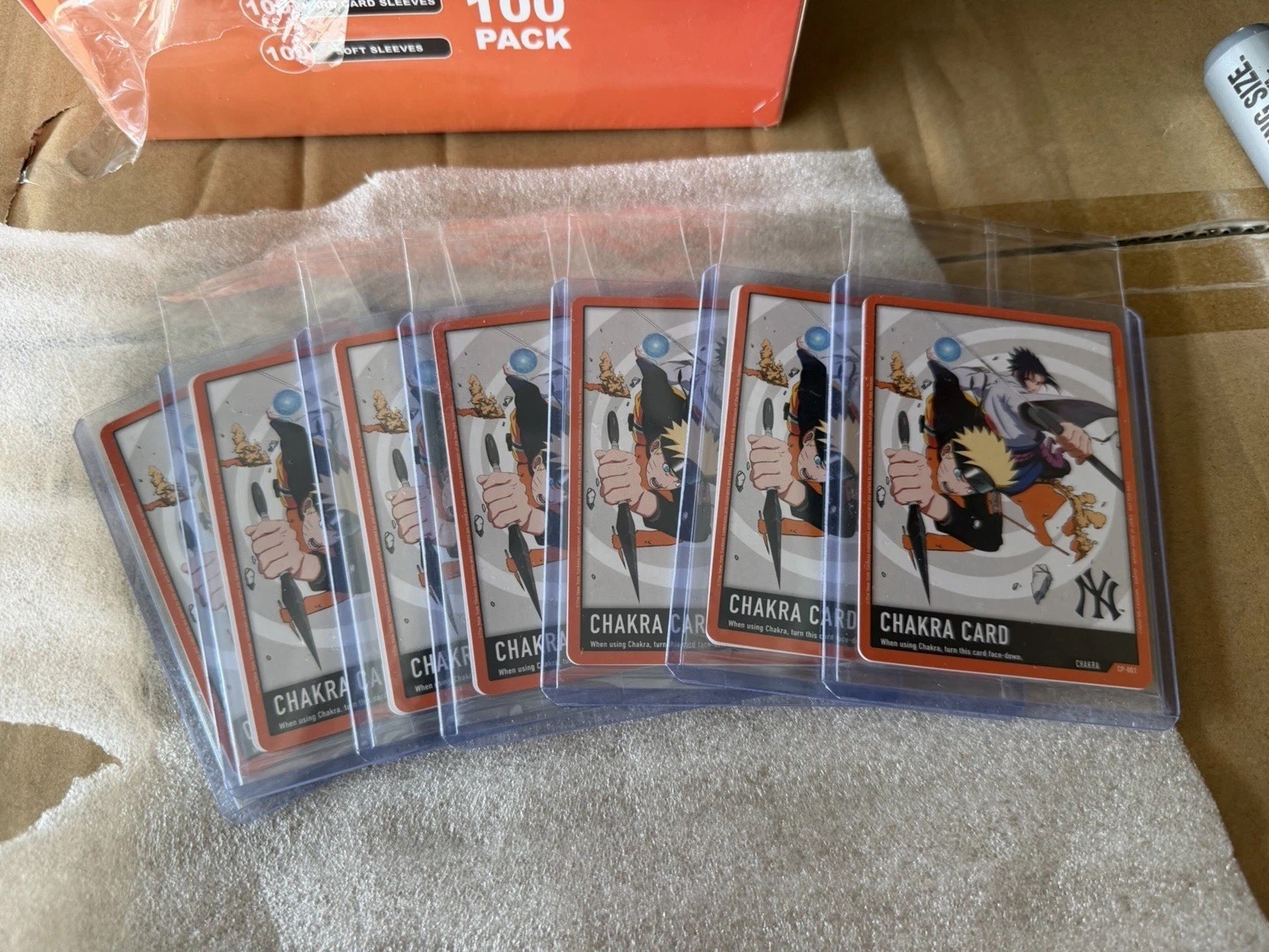 New York Yankees Bandai Naruto Card Game CP-001 Chakra Card Promo