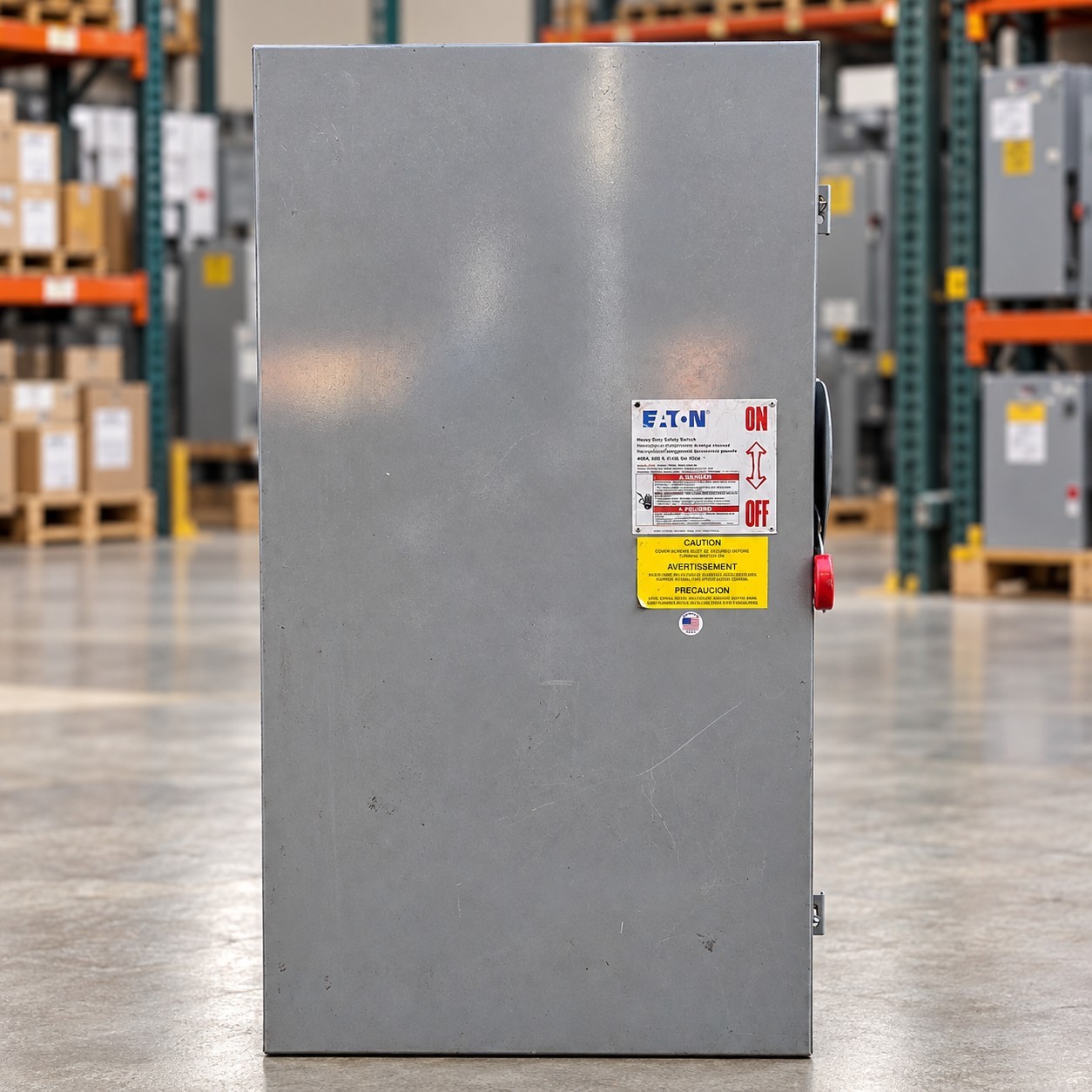 Eaton DH365FGK 400A 3 Pole 600V Heavy Duty Fusible Safety Switch NEMA 1