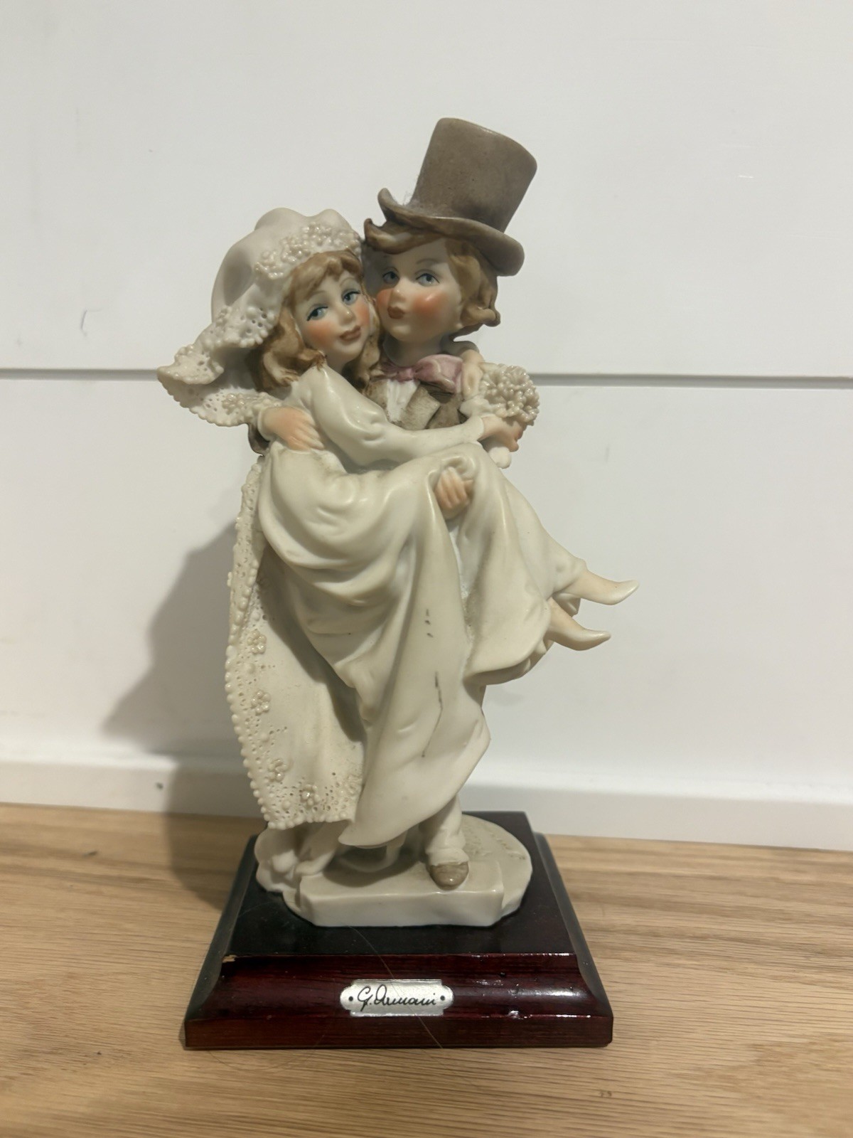 Vintage Giuseppe Armani Magic Memories Wedding Couple Figurine – Florence Sculpt
