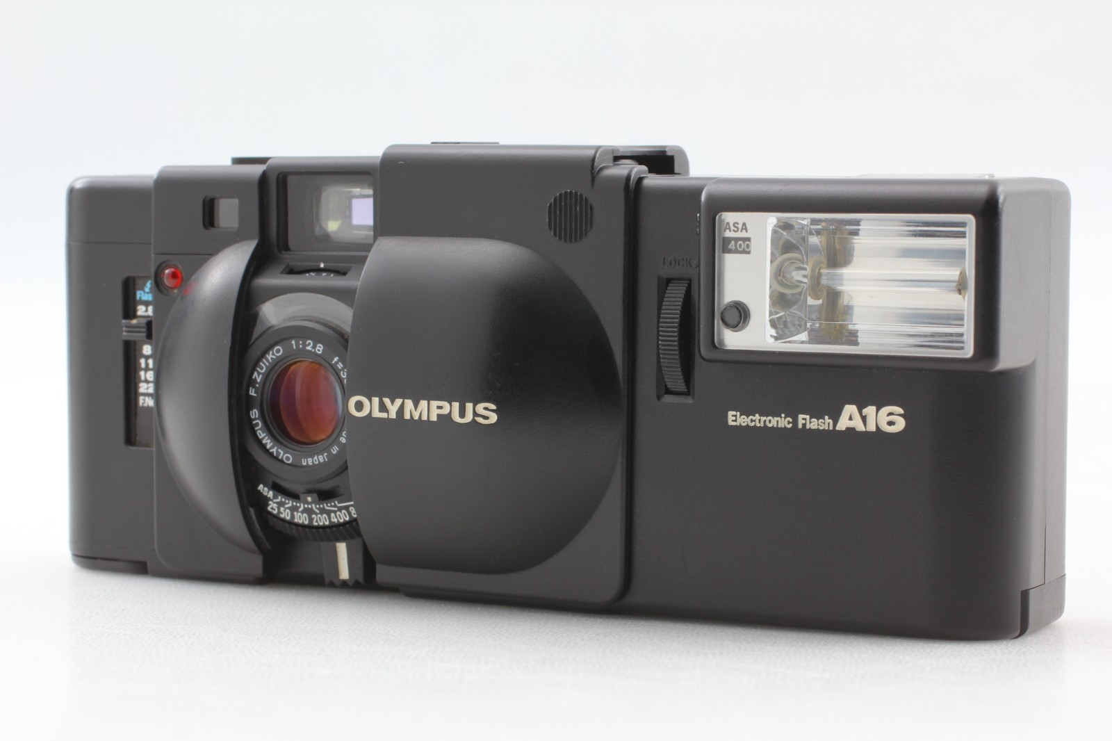 Meter Work[NearMINT] Olympus XA A16 Flash 35mm Film Camera from Japan #O4321