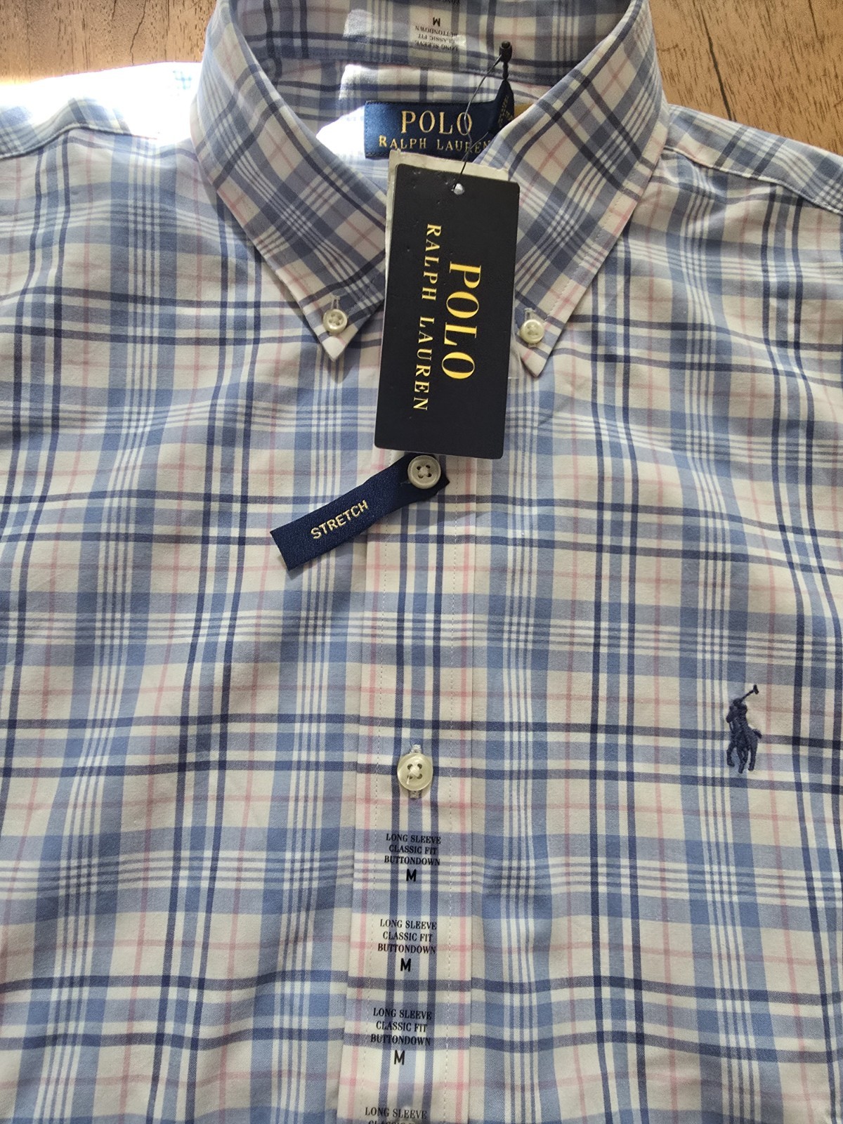 Ralph Lauren Polo Men\'s Long Sleeve Button-Down Oxford Shirt