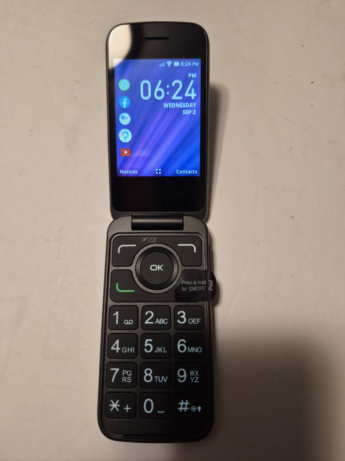 Alcatel My Flip 2 - 4 GB - Black (TracFone) Alcatel My Flip 2 - 4 GB - Black (TracFone)