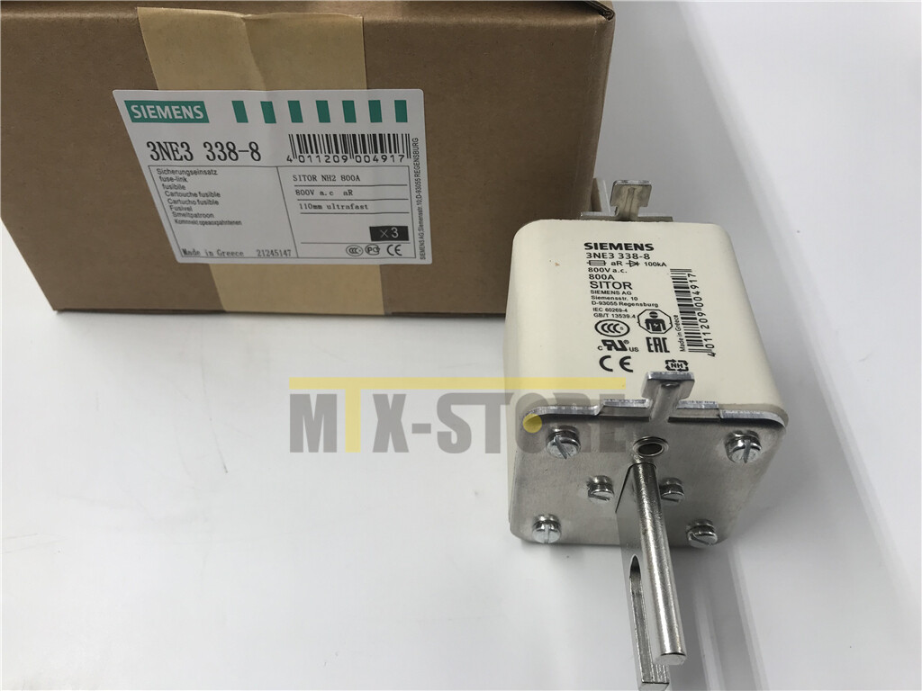 1QTY Brand New Siemens fuse 3NE3338-8 3NE3 338-8 800A 800V 1QTY Brand New Siemens fuse 3NE3338-8 3NE3 338-8 800A 800V