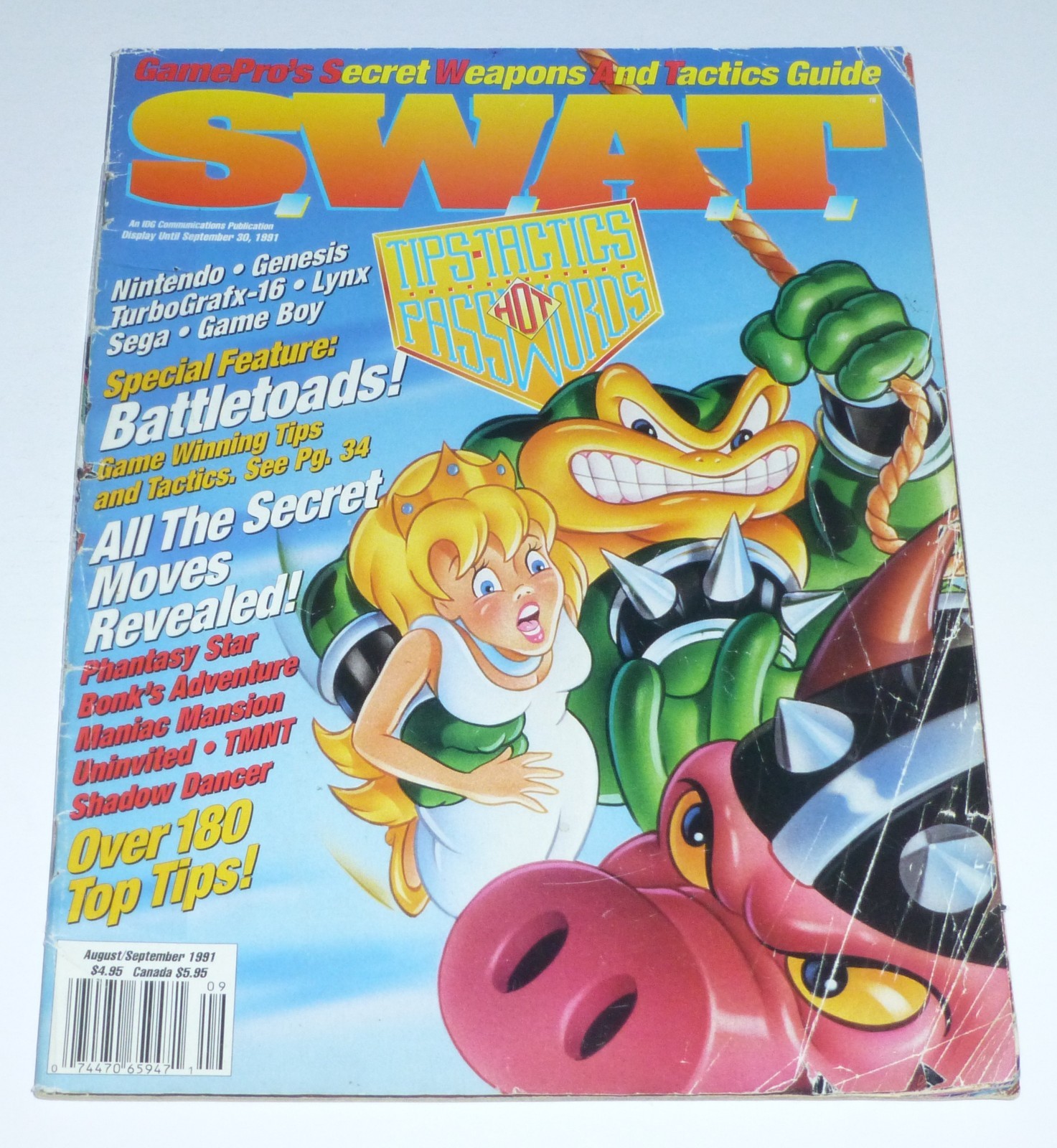 GamePro\'s S.W.A.T. Magazine - August/September 1991, Battletoads