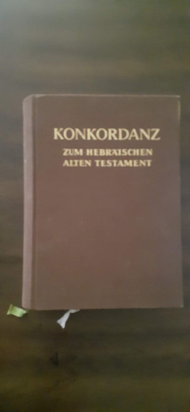 Vintage 1958 Konkordanz Zum Hebraischen Alten Testament made in Germany Vintage 1958 Konkordanz Zum Hebraischen Alten Testament made in Germany