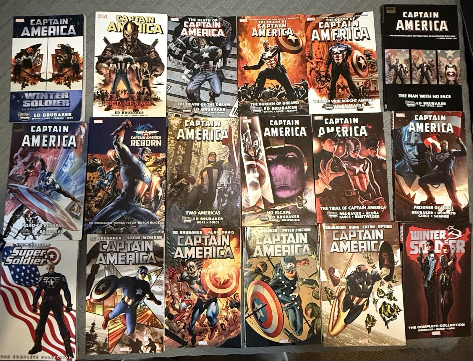 Captain America Ed Brubaker 18Book Lot Winter Soldier Reborn Complete Collection