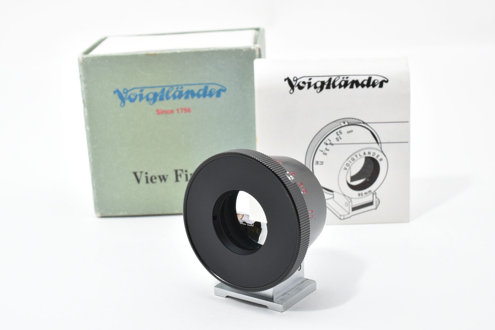 [Unused w/Box] Voigtlander 90mm View Finder Viewfinder Black in Box From JAPAN 5