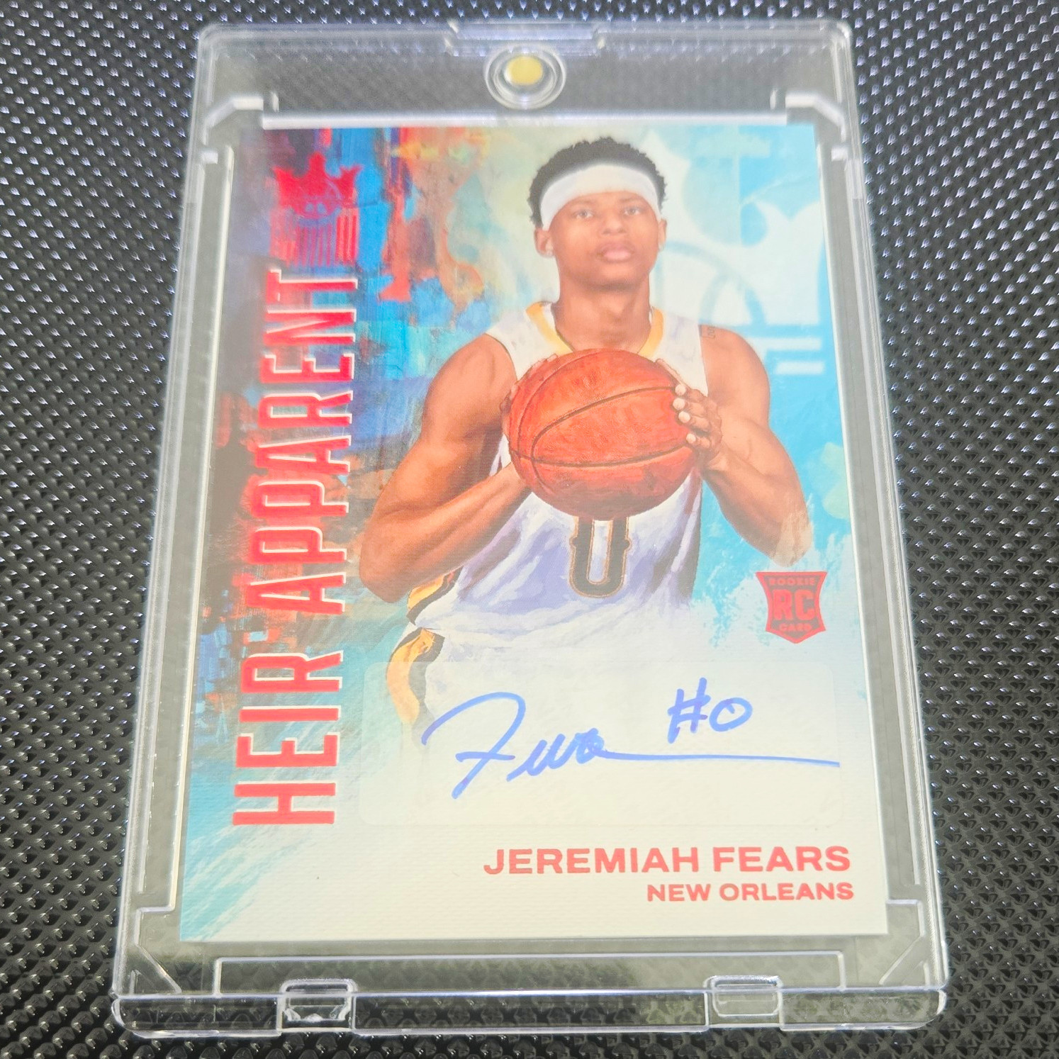 Panini 2025-26 Court Kings Heir Apparent Jeremiah Fears RC Auto HA-JER /49 Panini 2025-26 Court Kings Heir Apparent Jeremiah Fears RC Auto HA-JER /49