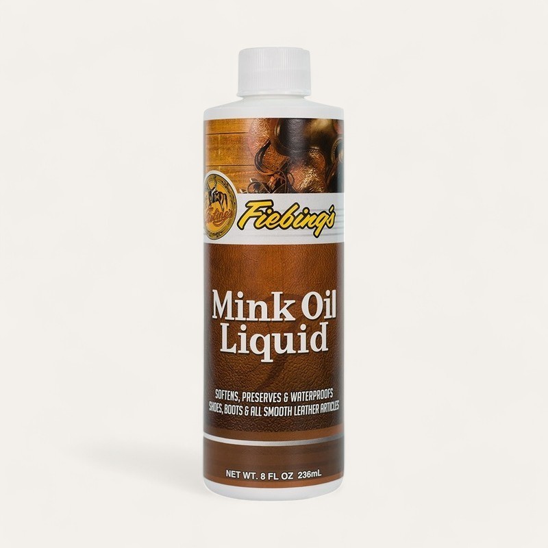 Fiebing's Mink Oil Liquid - 8 Ounces - Leather Waterproofer - Leather Softener