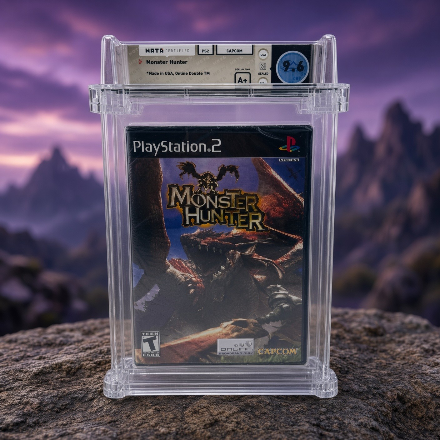 Monster Hunter - PS2, 2004 Playstation 2 CAPCOM NEW Sealed (not CGC) WATA 9.6 A+