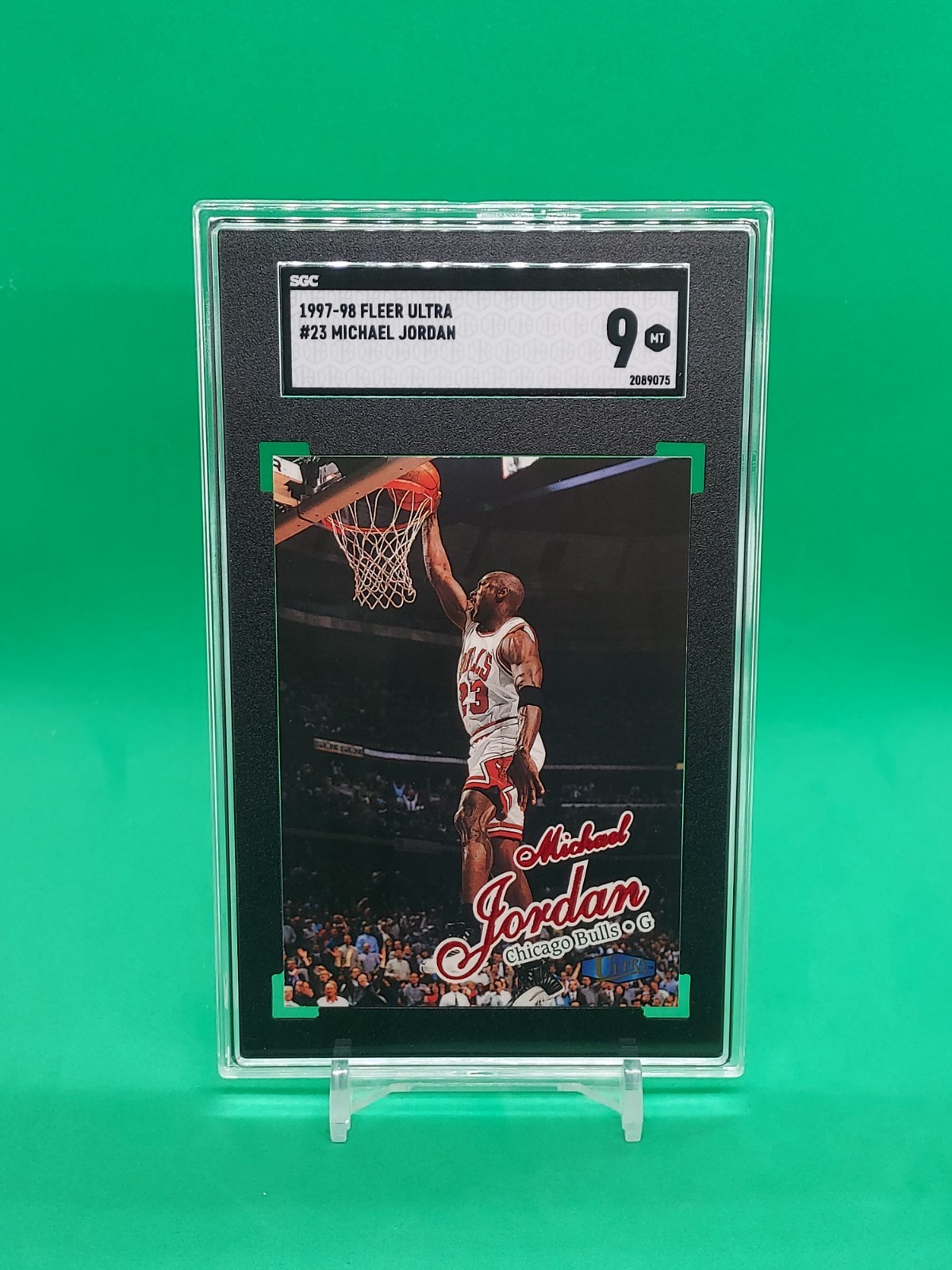 1997-98 Fleer Ultra Basketball Michael Jordan #23 SGC 9 MINT