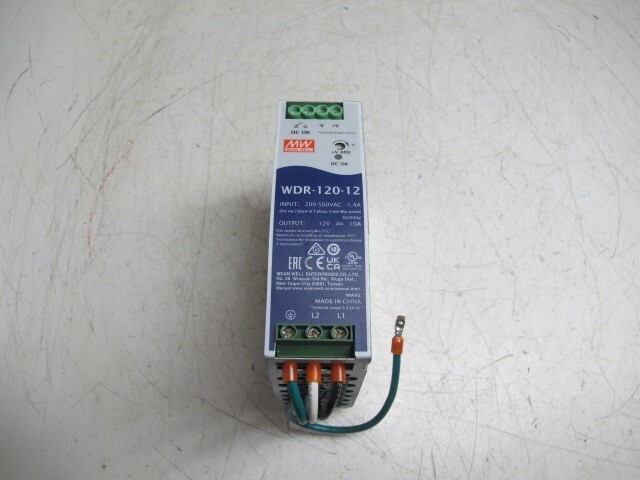 MW Mean Well WDR-120-12 200-500VAC 1.4A Power Supply MW Mean Well WDR-120-12 200-500VAC 1.4A Power Supply