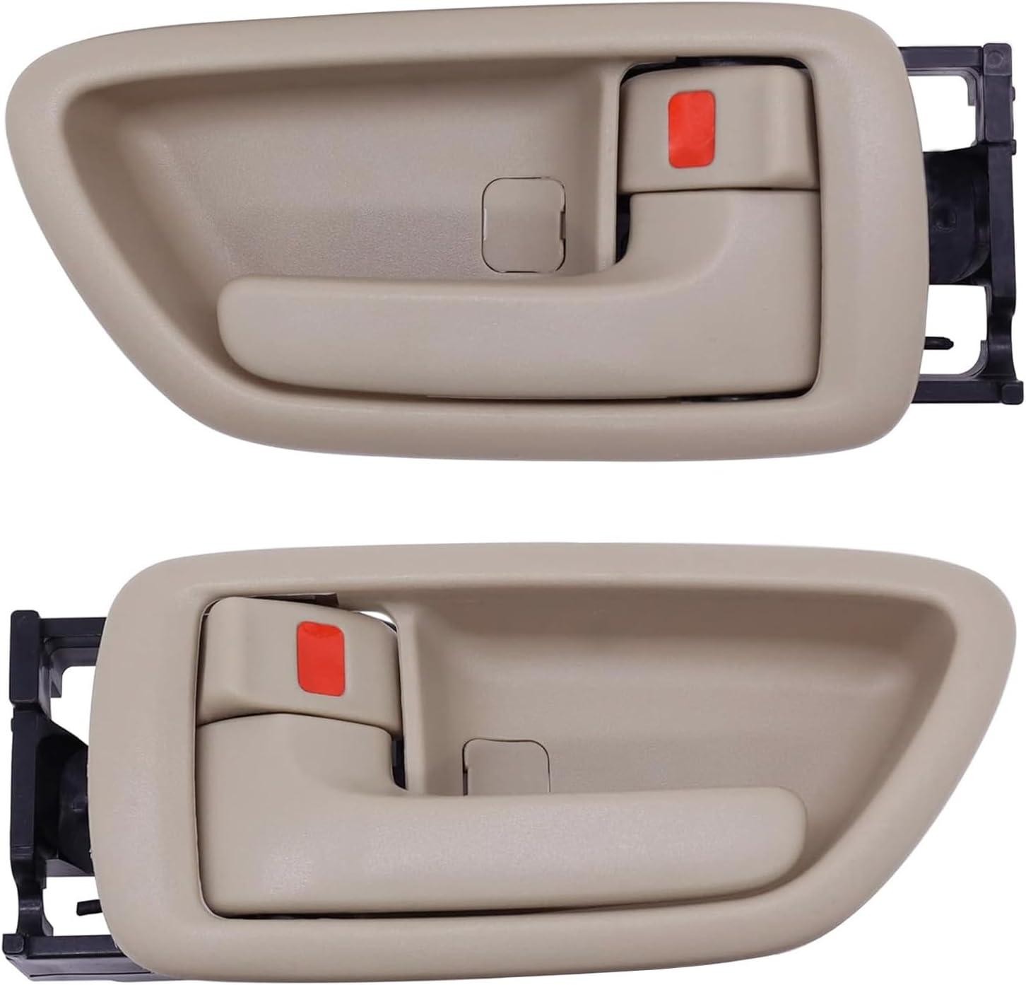 2pcs Beige Interior Door Handles for 2001-07 Sequoia & 2000-06 Tundra 2pcs Beige Interior Door Handles for 2001-07 Sequoia & 2000-06 Tundra