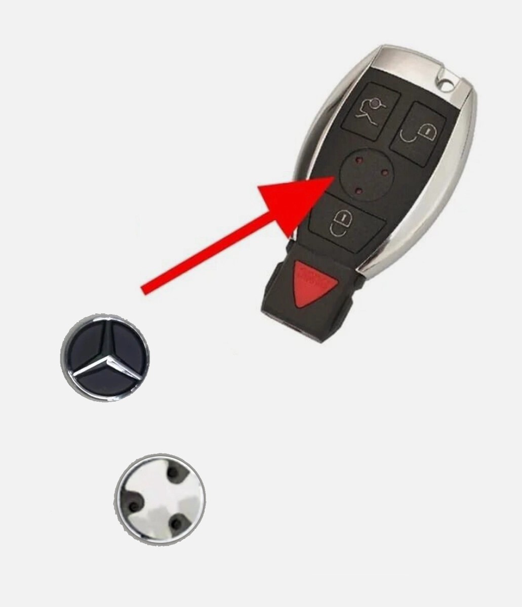 New Mercedes Benz key FOB Replacement Emblem